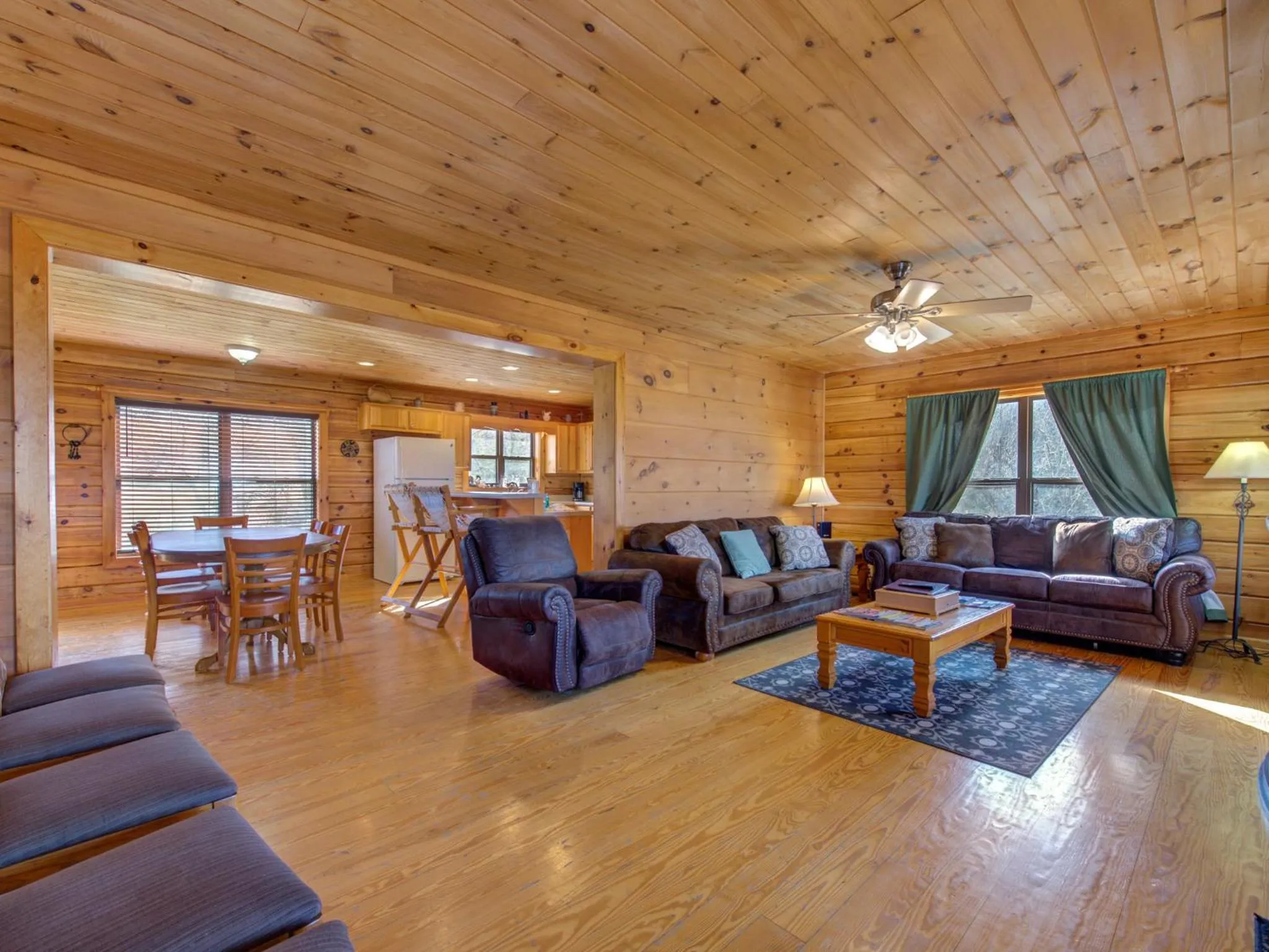 Living room in Stillwater Cove