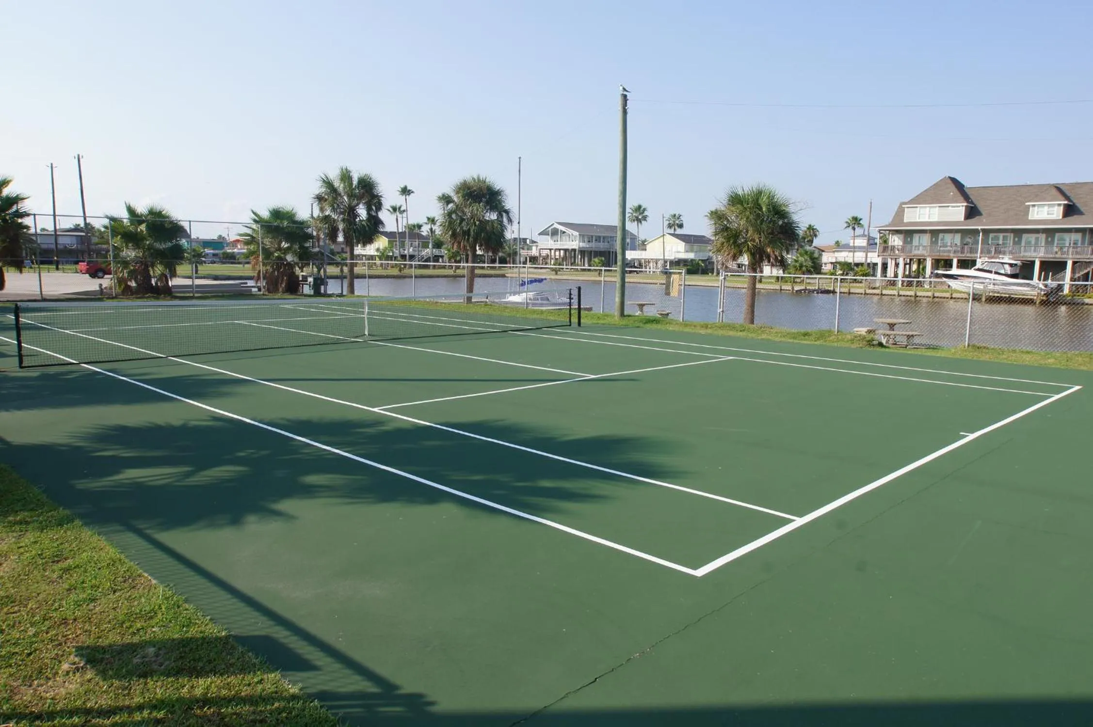 Tennis court in Accompanied By The Sea