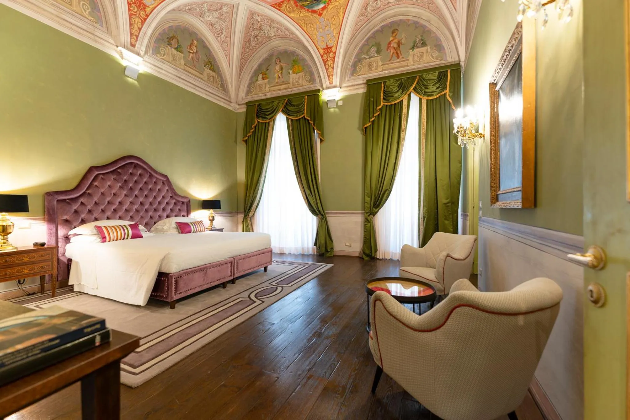 Bedroom, Bed in Grand Hotel Cavour