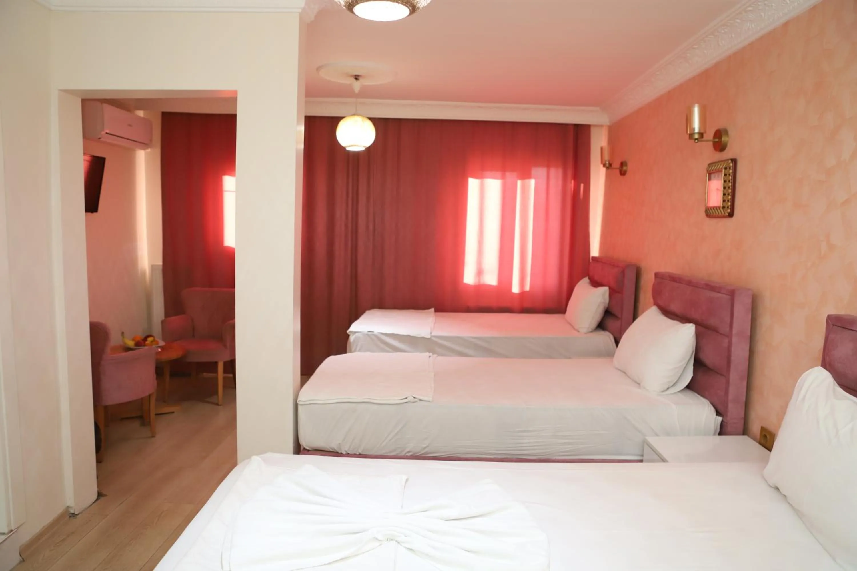 Photo of the whole room, Bed in AVRASYAQUEEN HOTEL