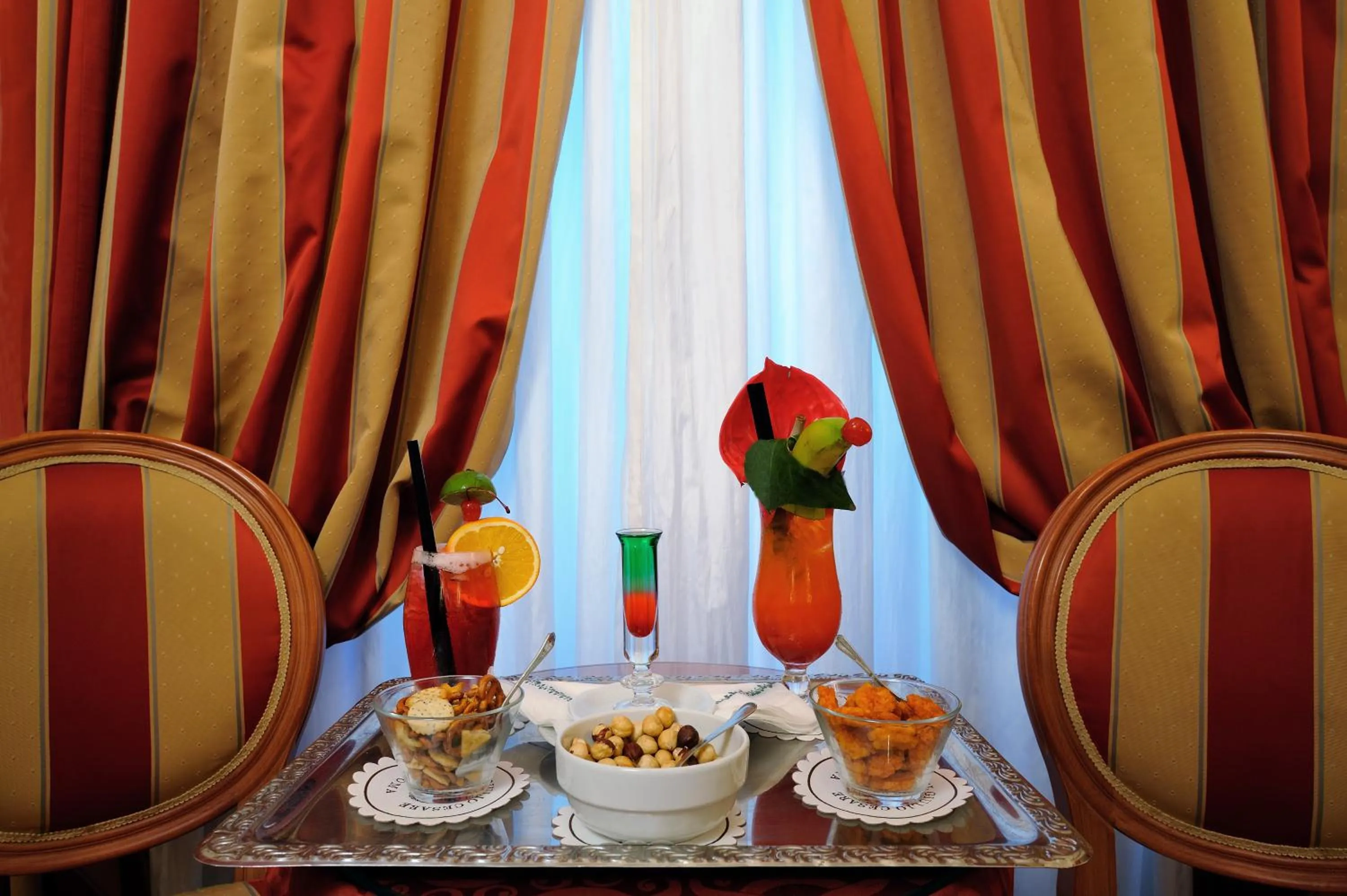 Food and drinks in Hotel Giulio Cesare