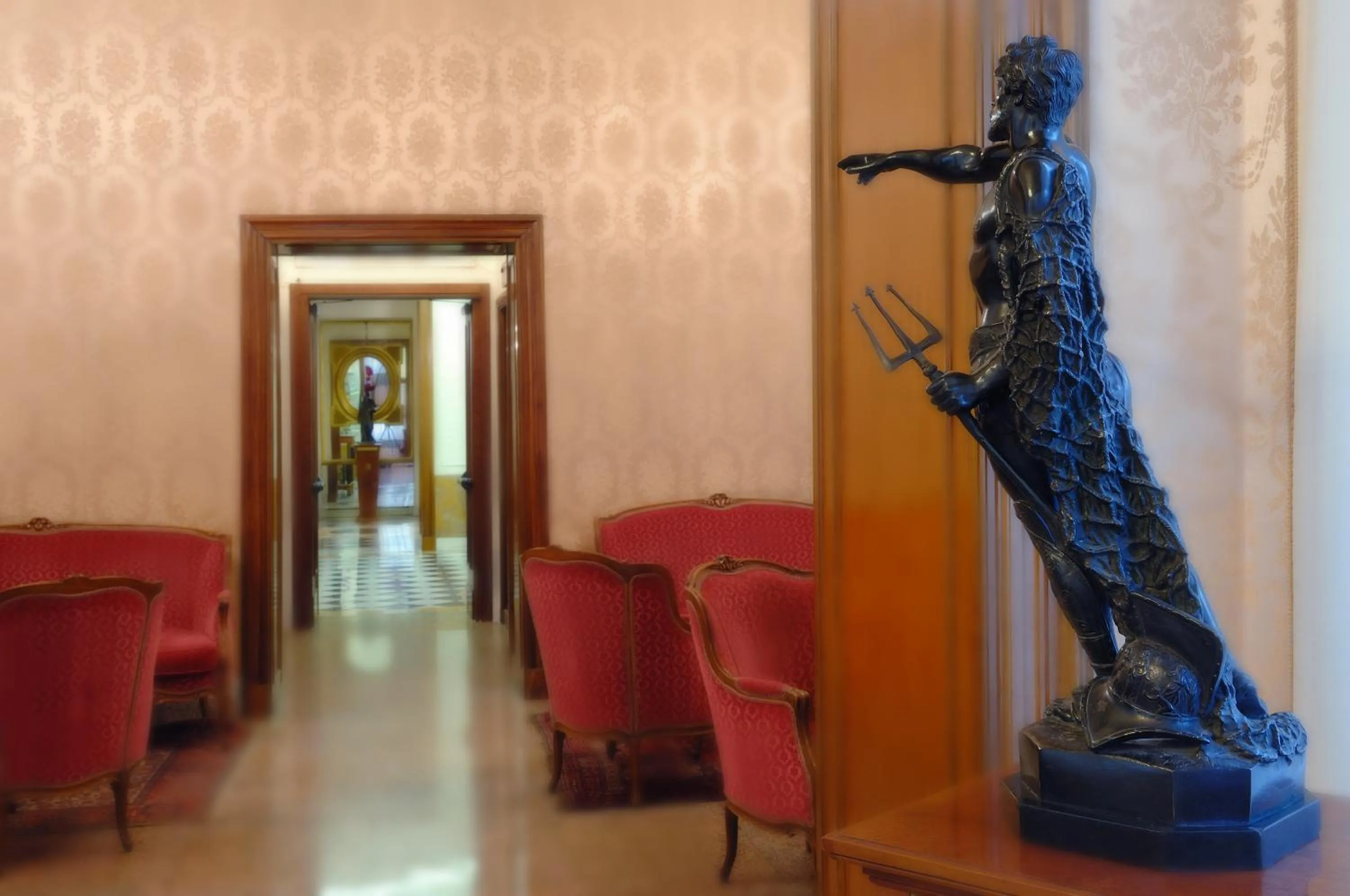 Lounge or bar, Lobby/Reception in Hotel Giulio Cesare