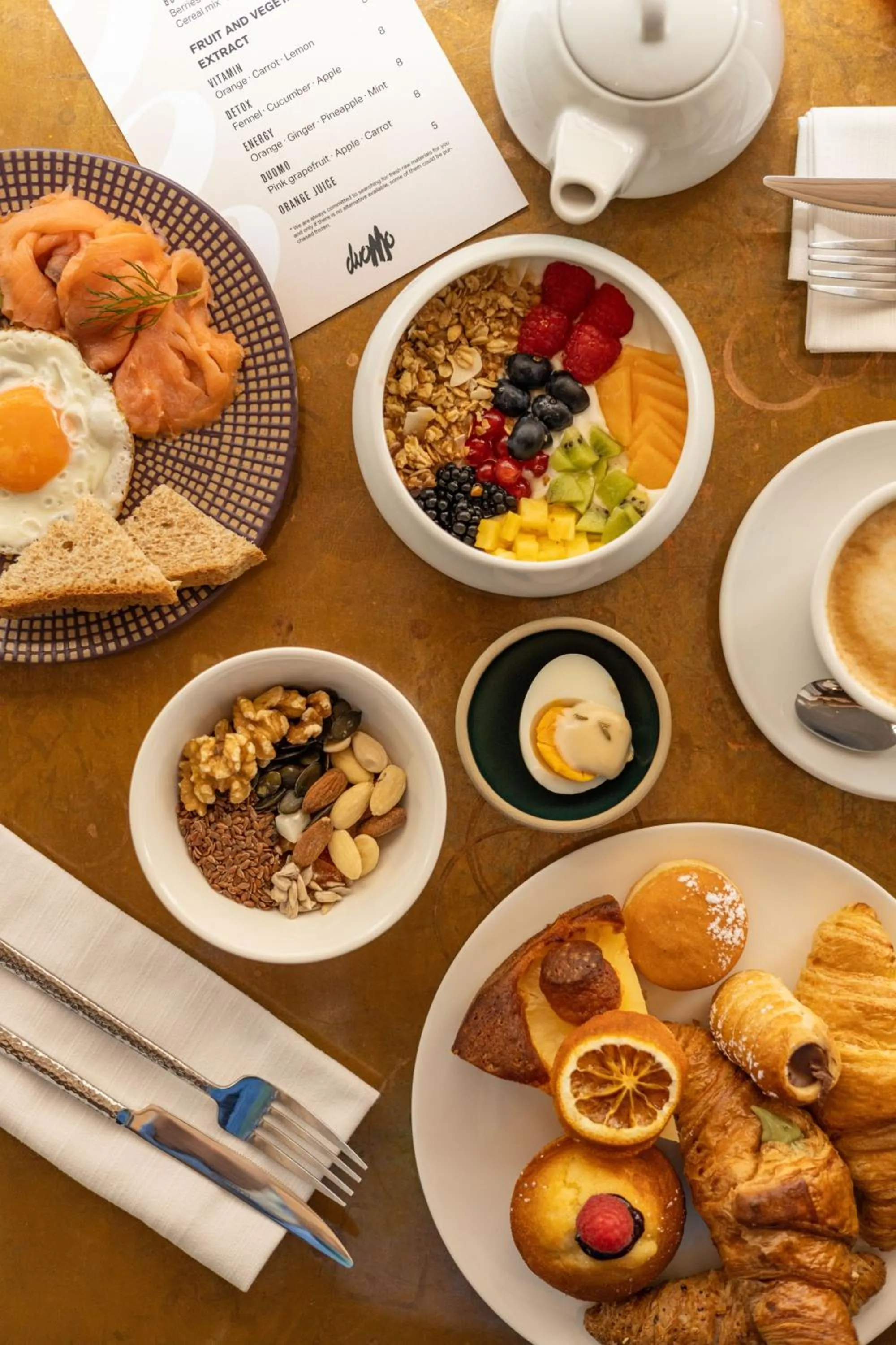 Breakfast in DuoMo Hotel