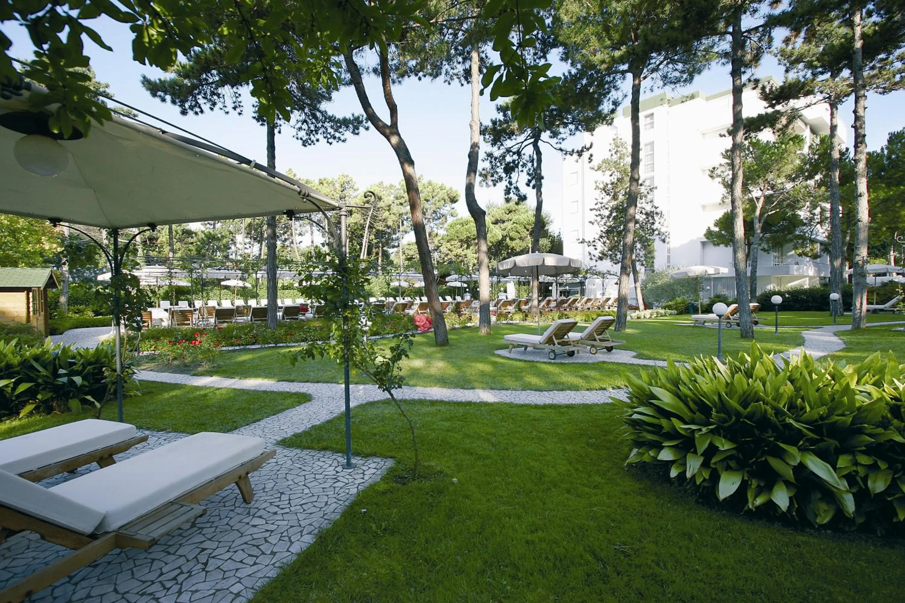 Garden in Hotel Greif