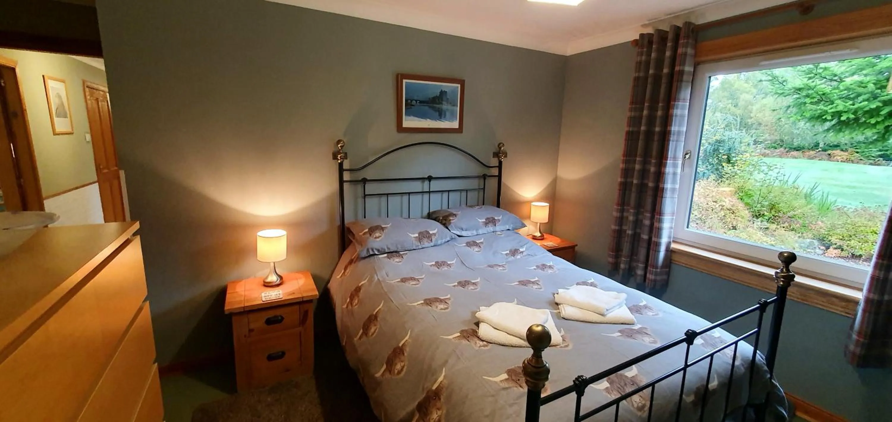 Bed in Torcroft Lodges