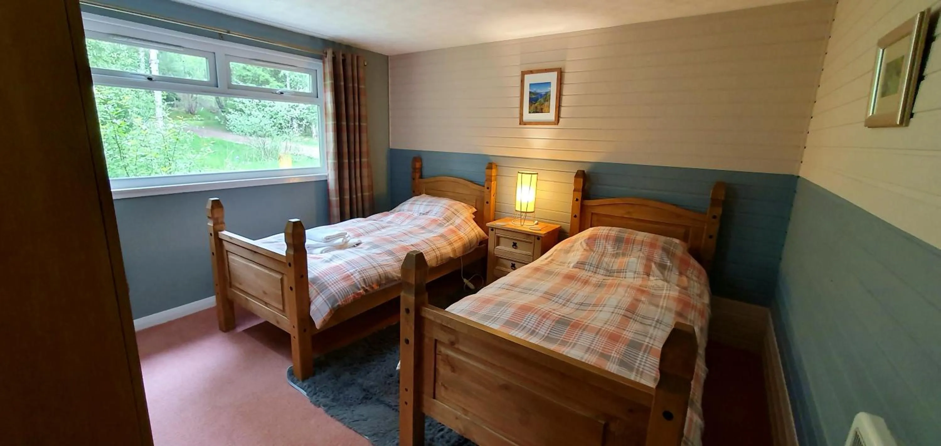 Bedroom, Bed in Torcroft Lodges