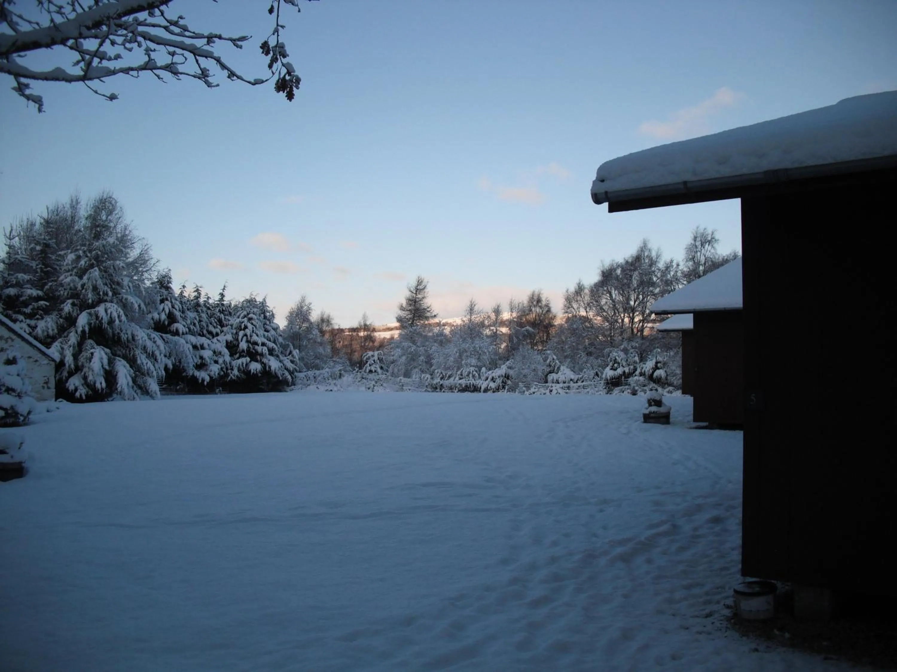 Winter in Torcroft Lodges