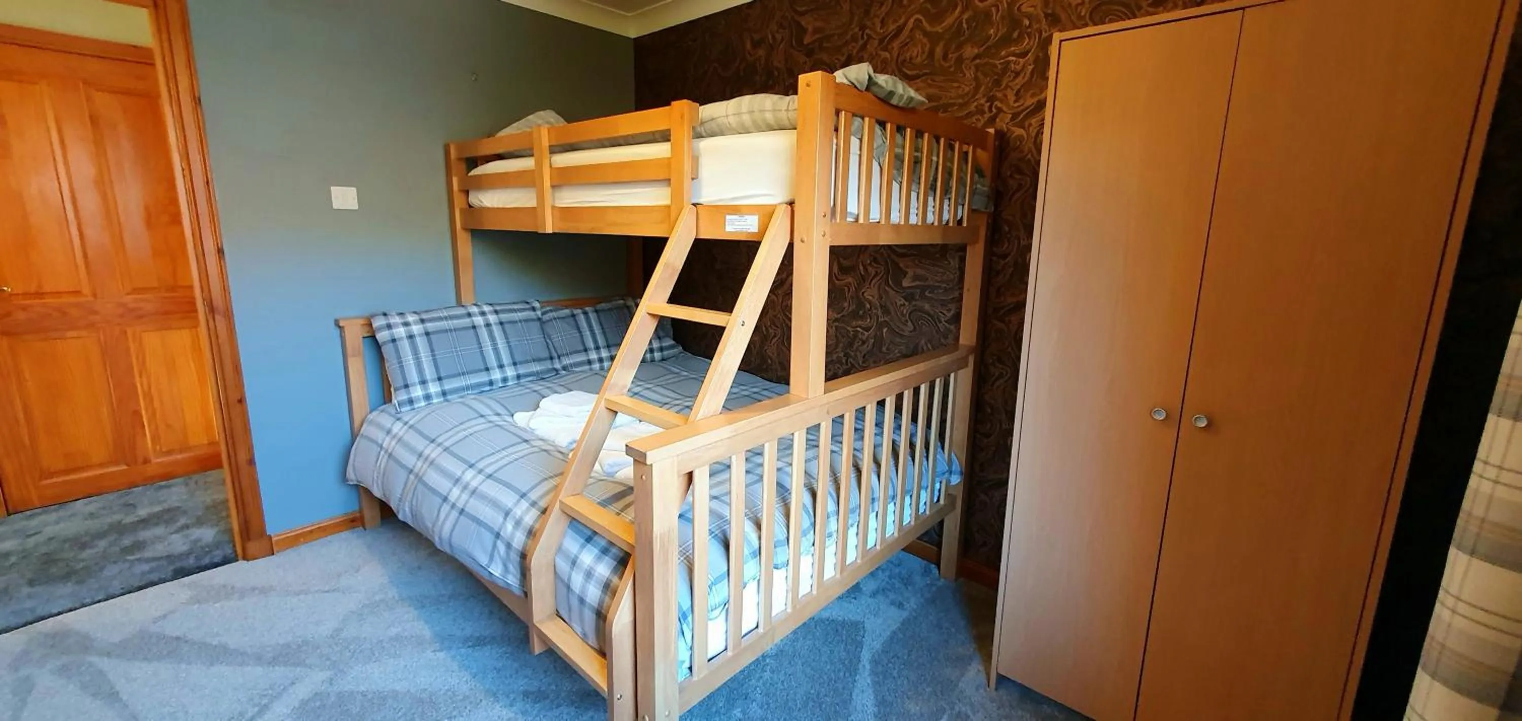 Bed in Torcroft Lodges