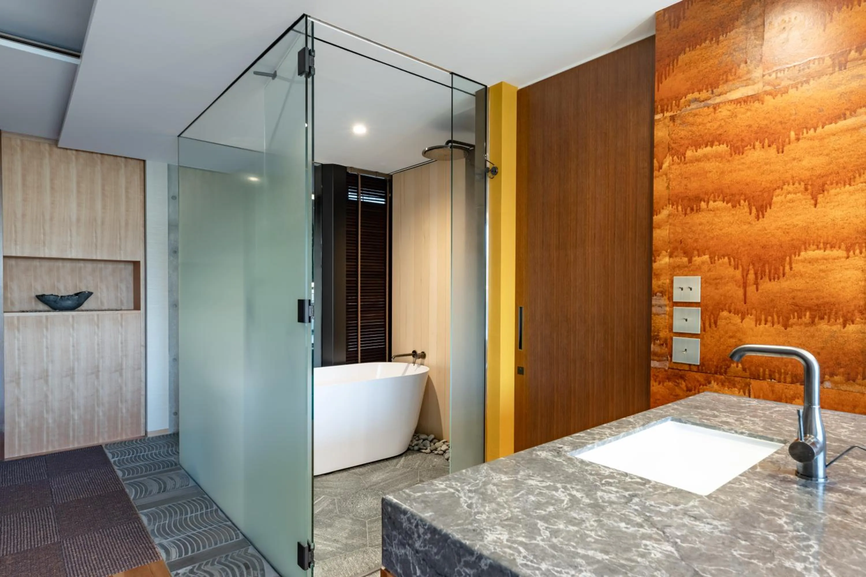 Bathroom in Genji Kyoto, a Member of Design Hotels