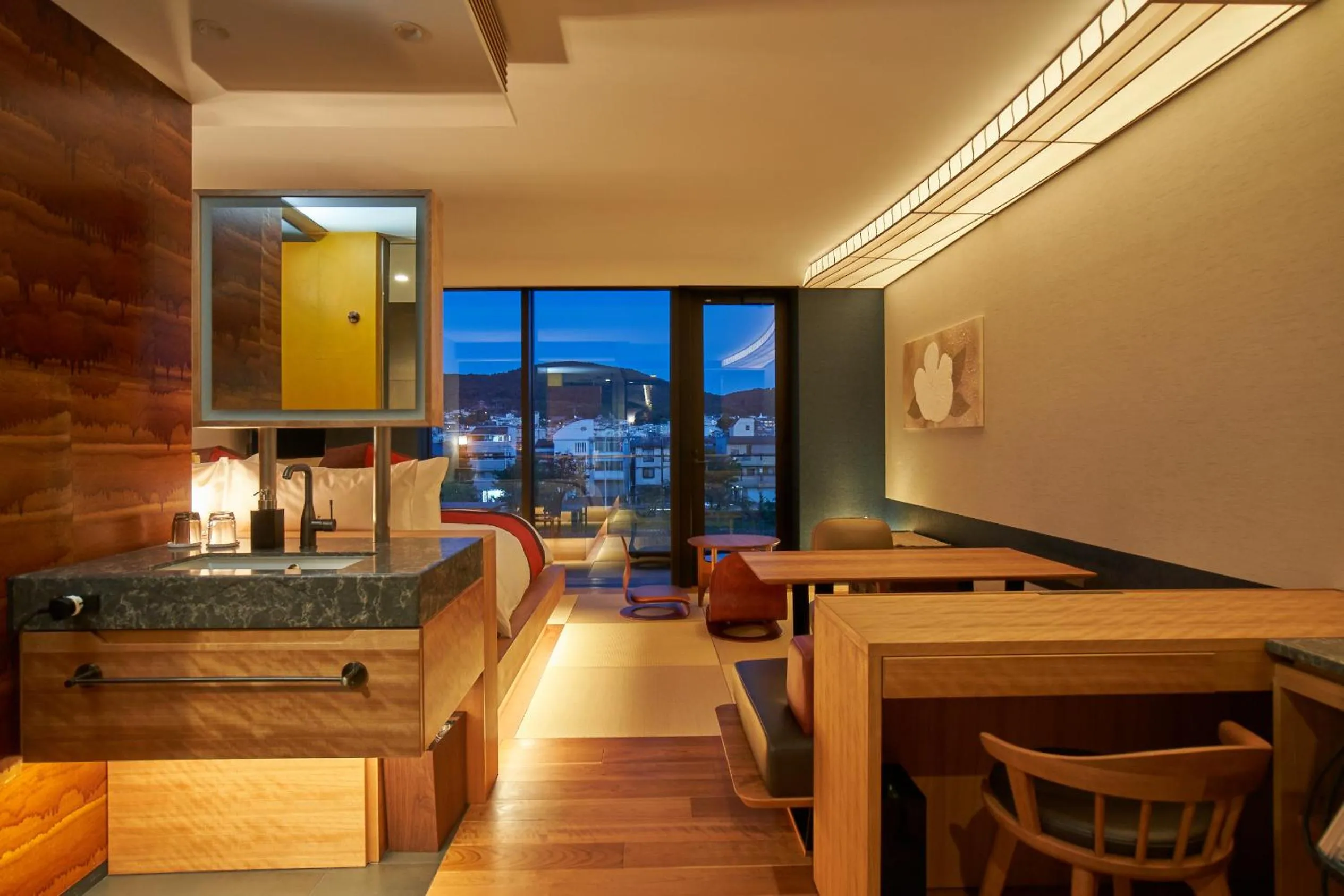 Balcony/Terrace in Genji Kyoto, a Member of Design Hotels