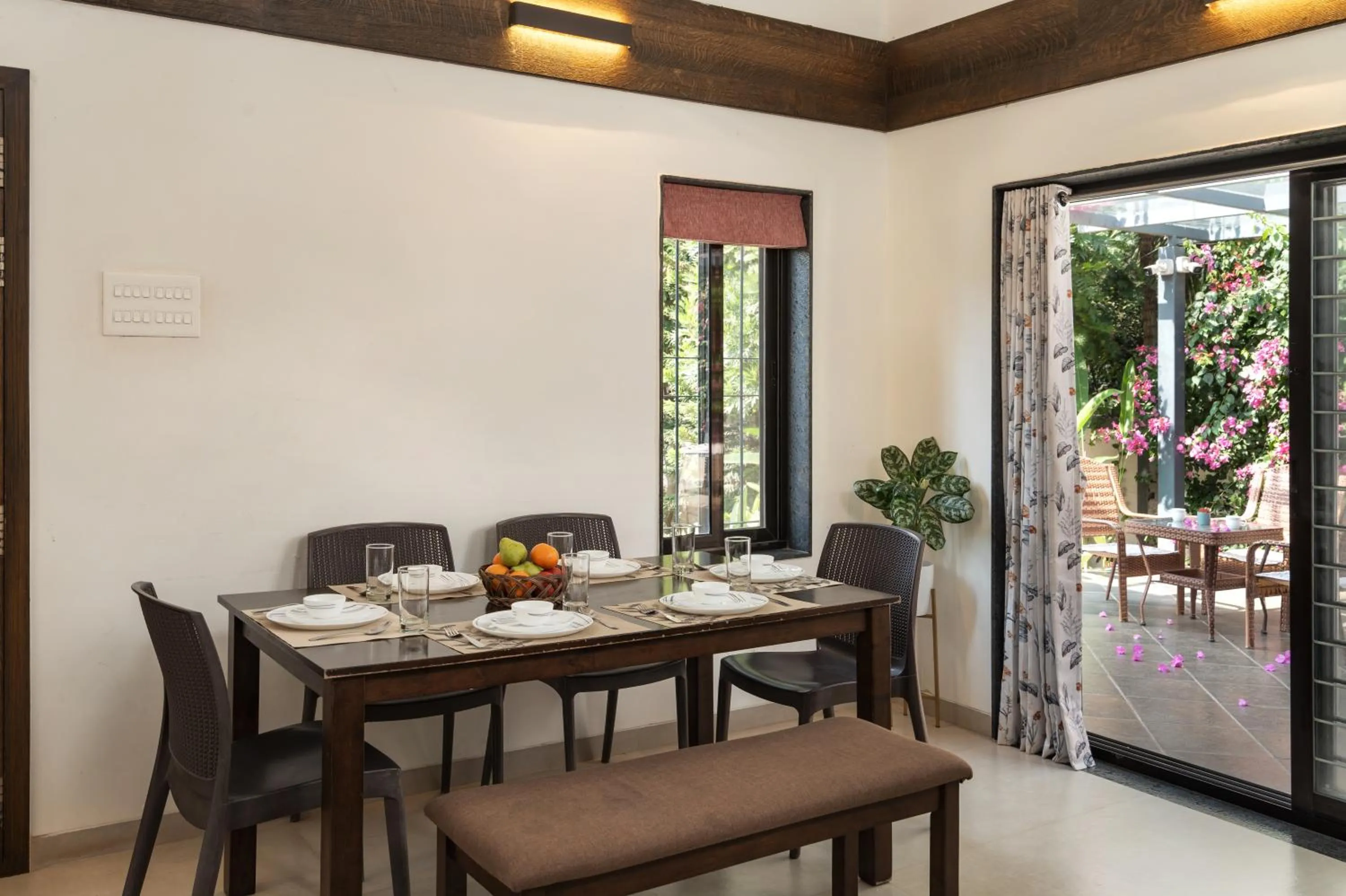 SaffronStays Eden - 3BR vineyard-side pool villa with jacuzzi, farm dining, stargazing deck & lawns for celebrations