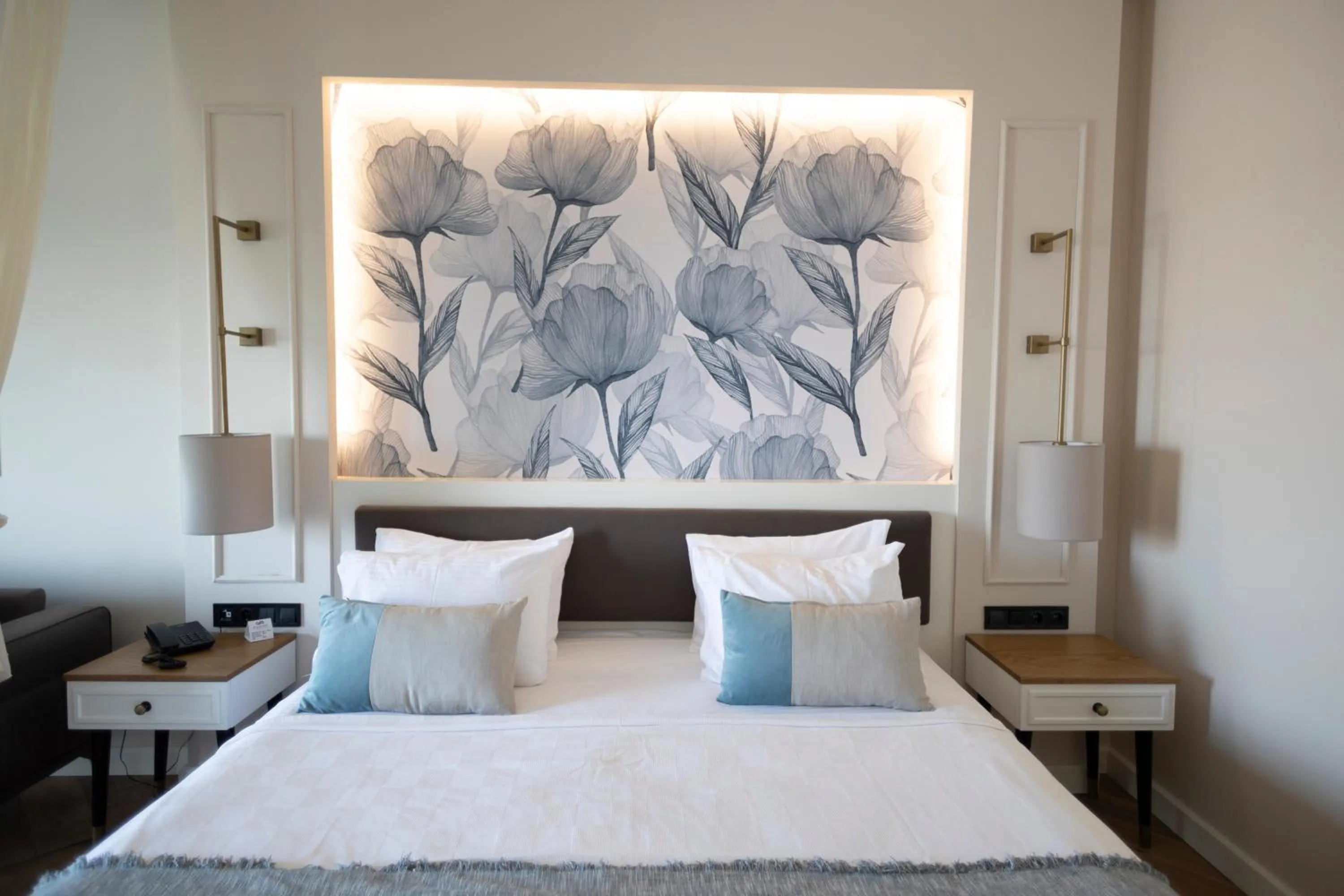 Bed in Soliport Hotel & SPA