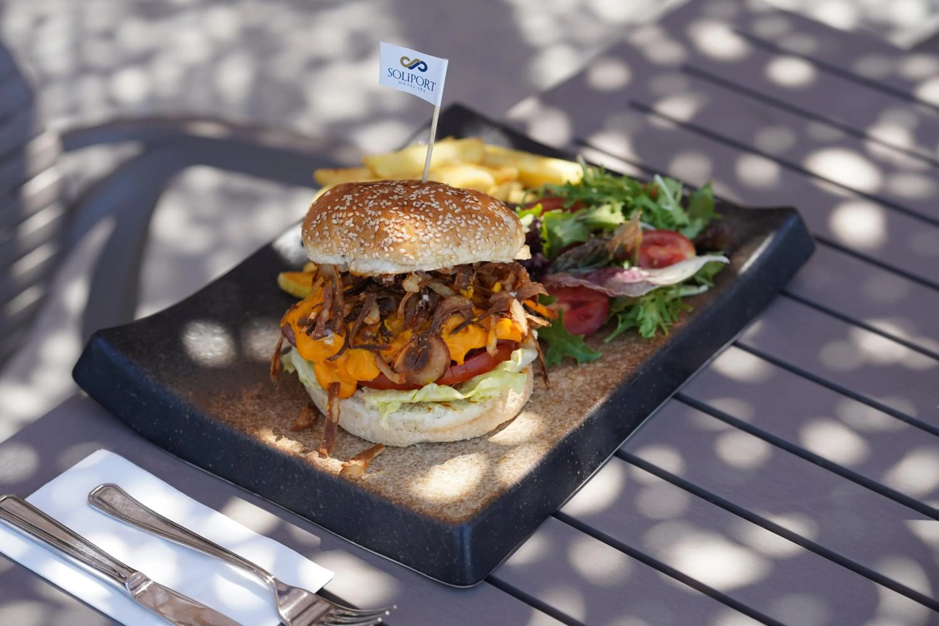 Swimming pool in Soliport Hotel & SPA