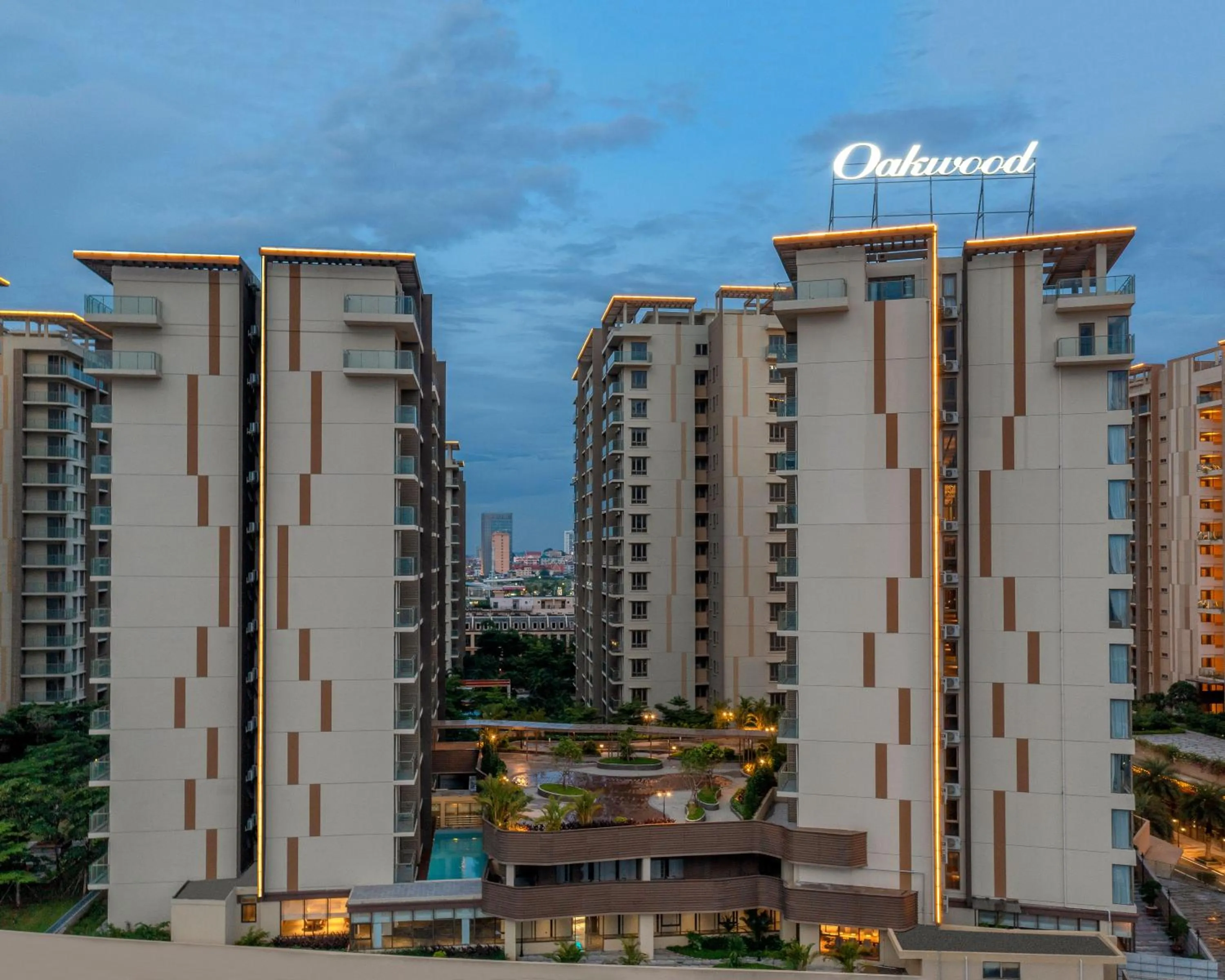 Property building in Oakwood Premier Phnom Penh
