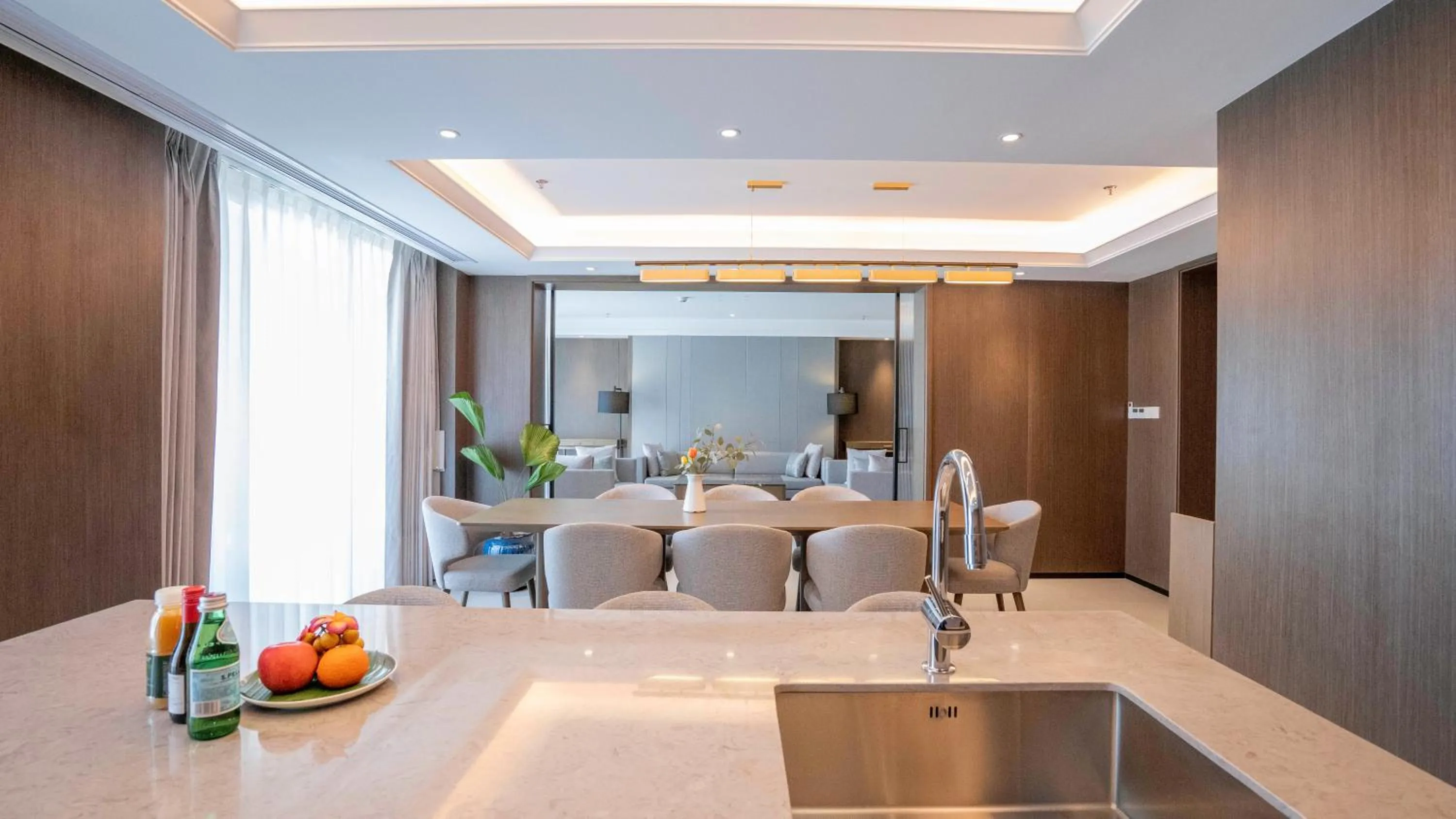 Living room in Oakwood Premier Phnom Penh