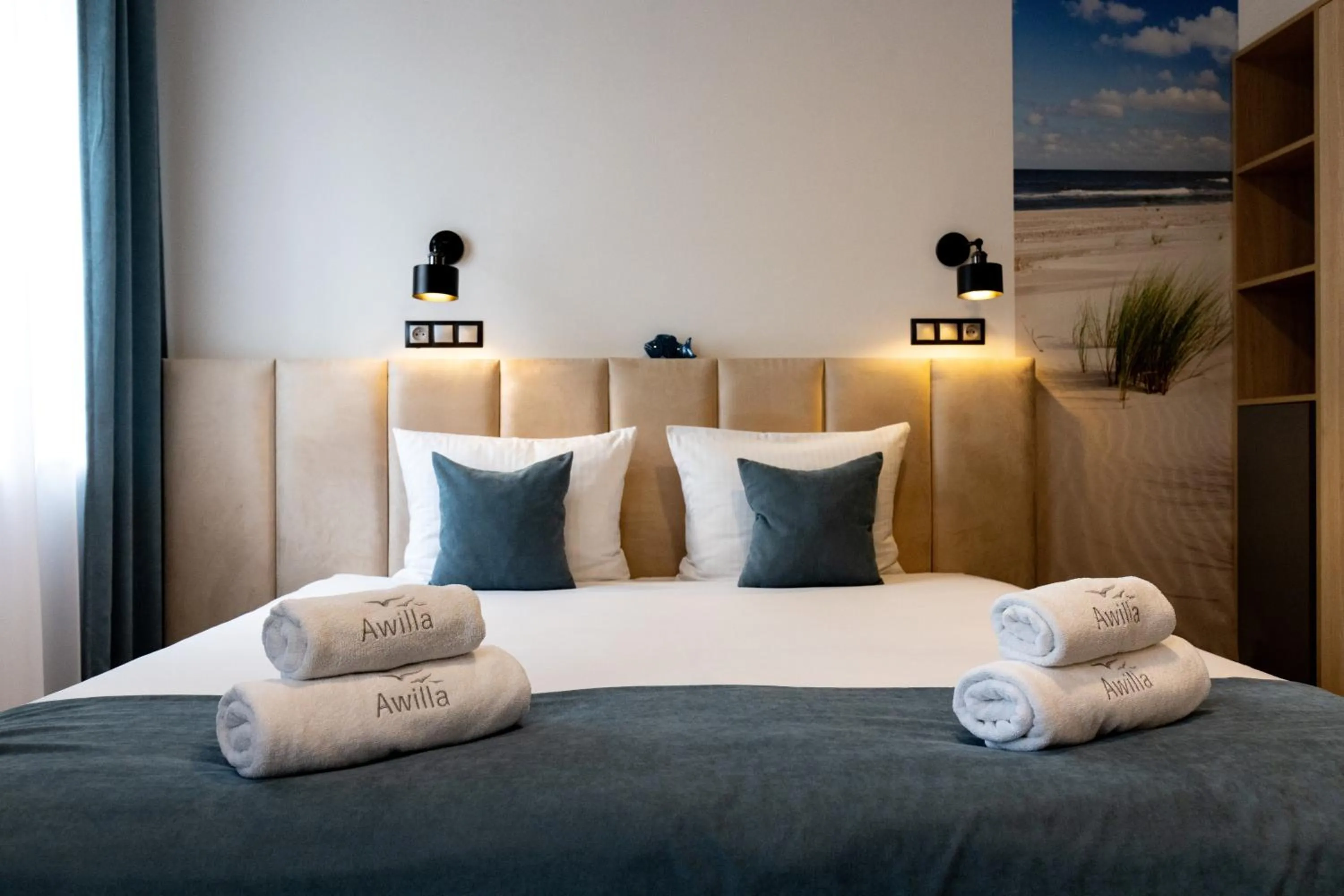 Decorative detail, Bed in Awilla Ustka
