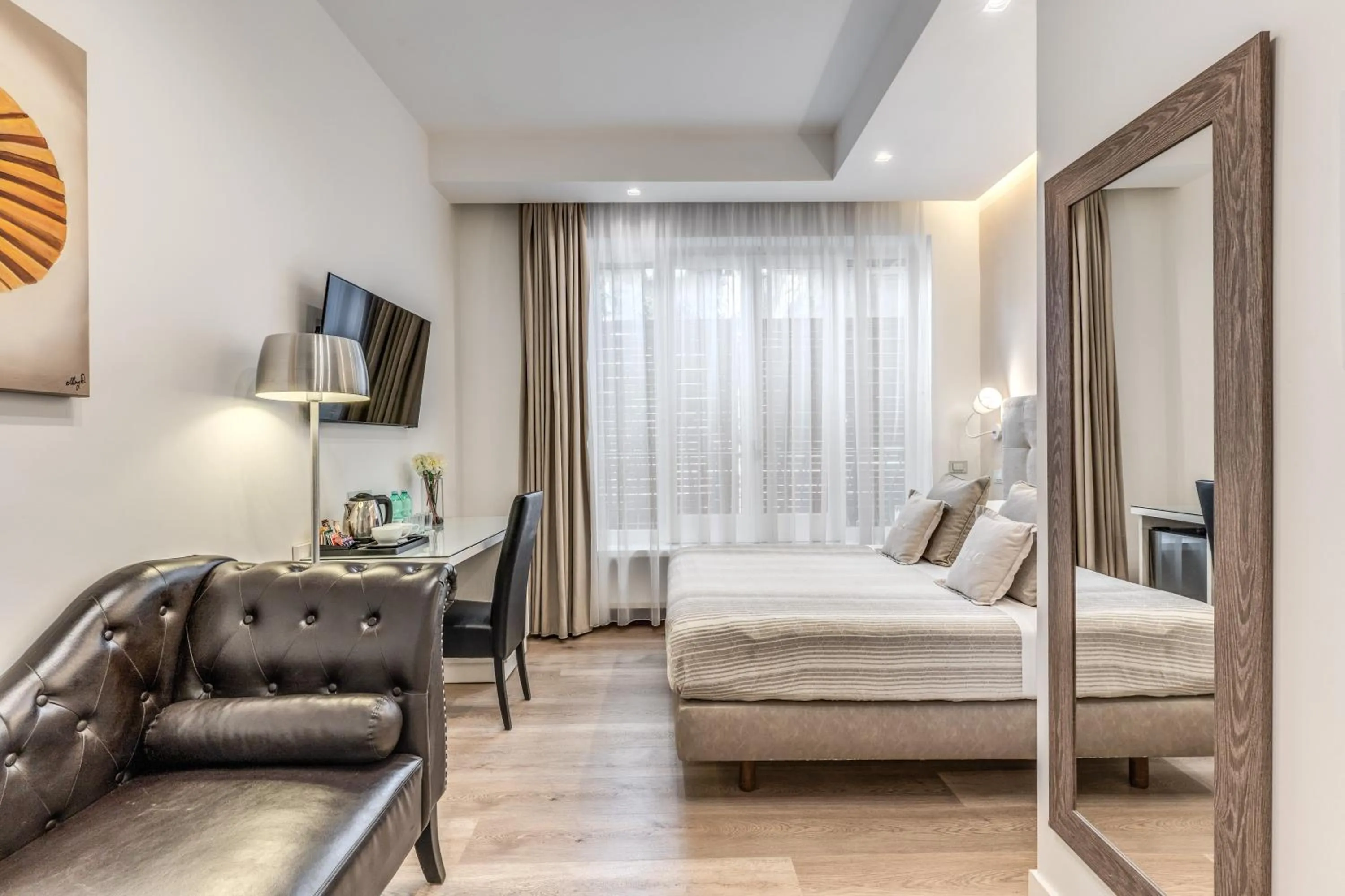 Bed in Hotel Sorrento City