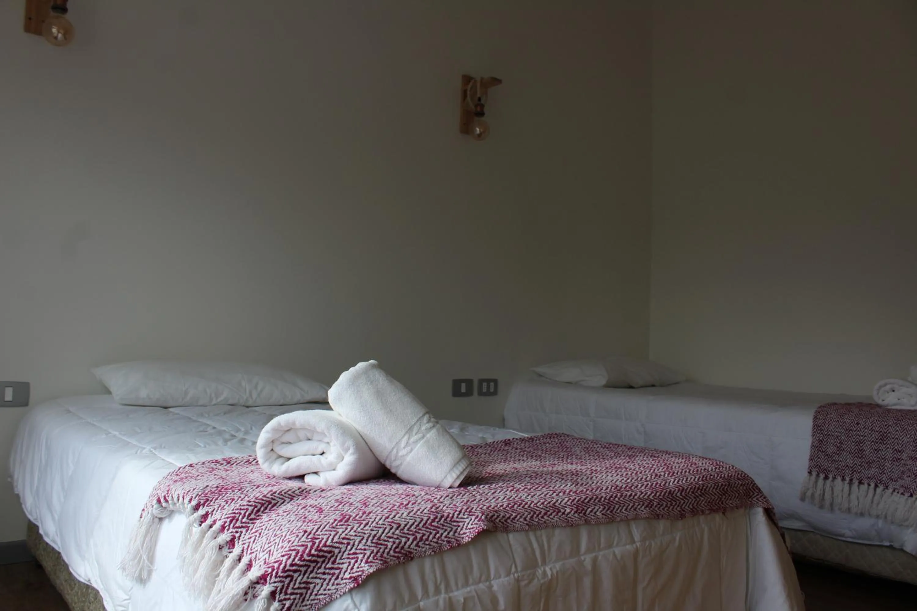 Bed in Hostal Alamo Patagonico