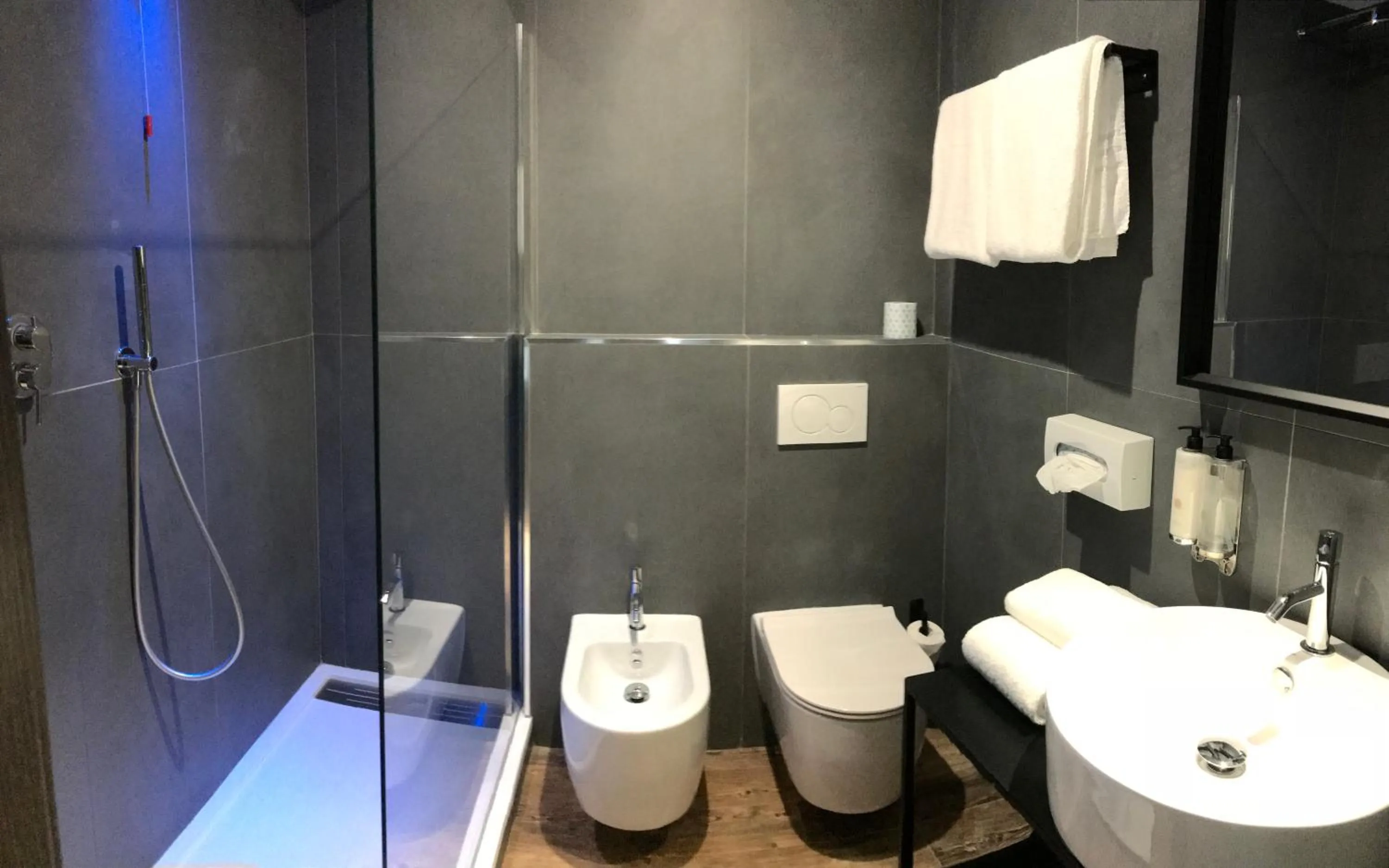 Shower in Hotel Roxy