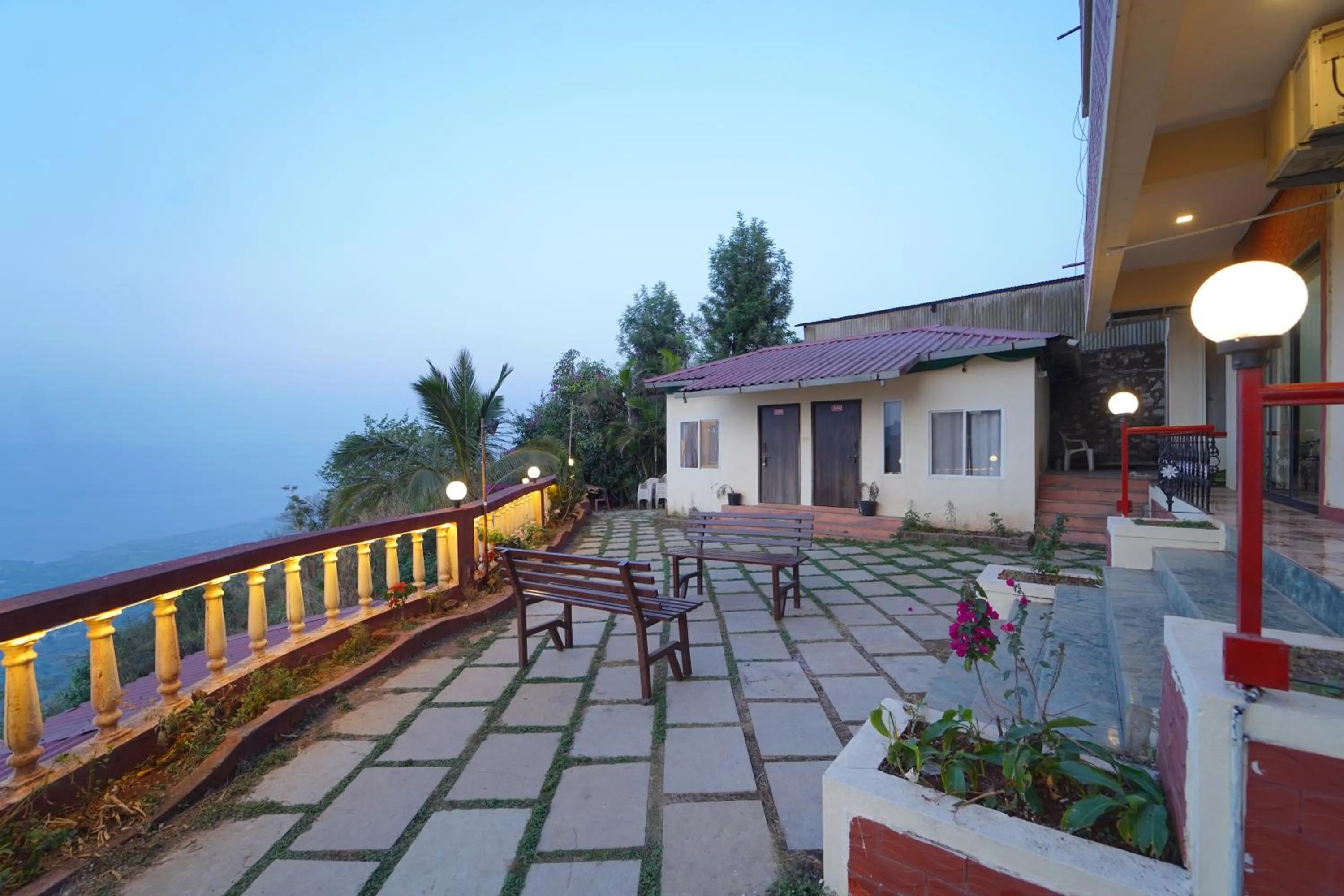 Patio in Sharayu Holidays Valley View