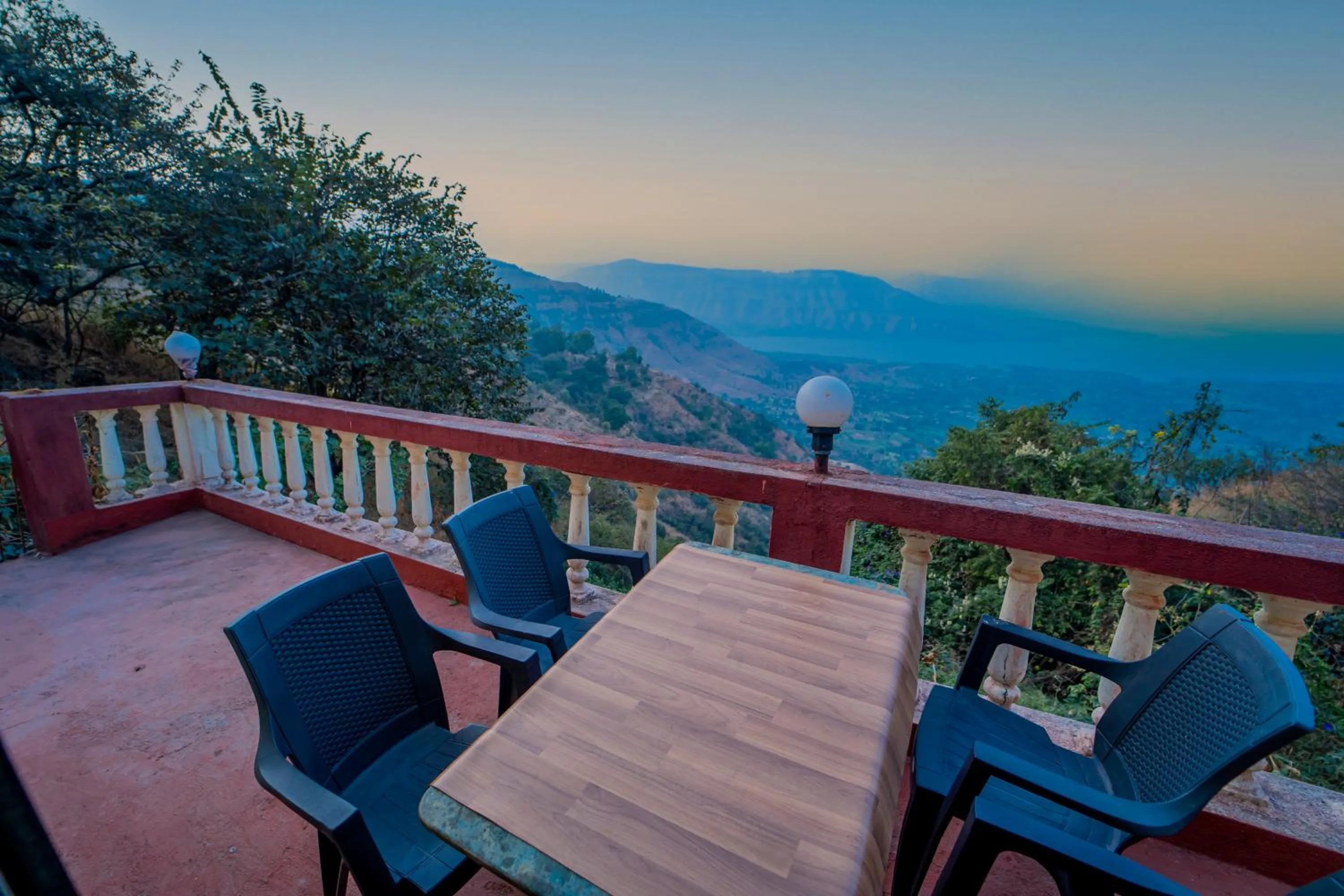 Patio in Sharayu Holidays Valley View