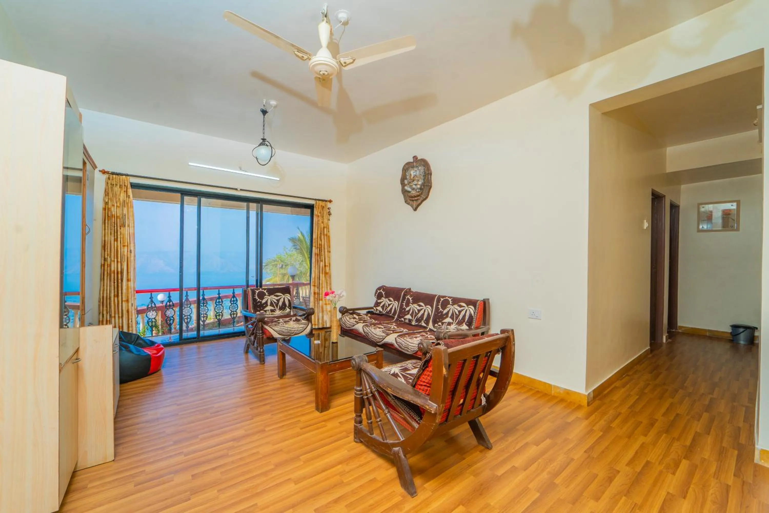 Living room in Sharayu Holidays Valley View