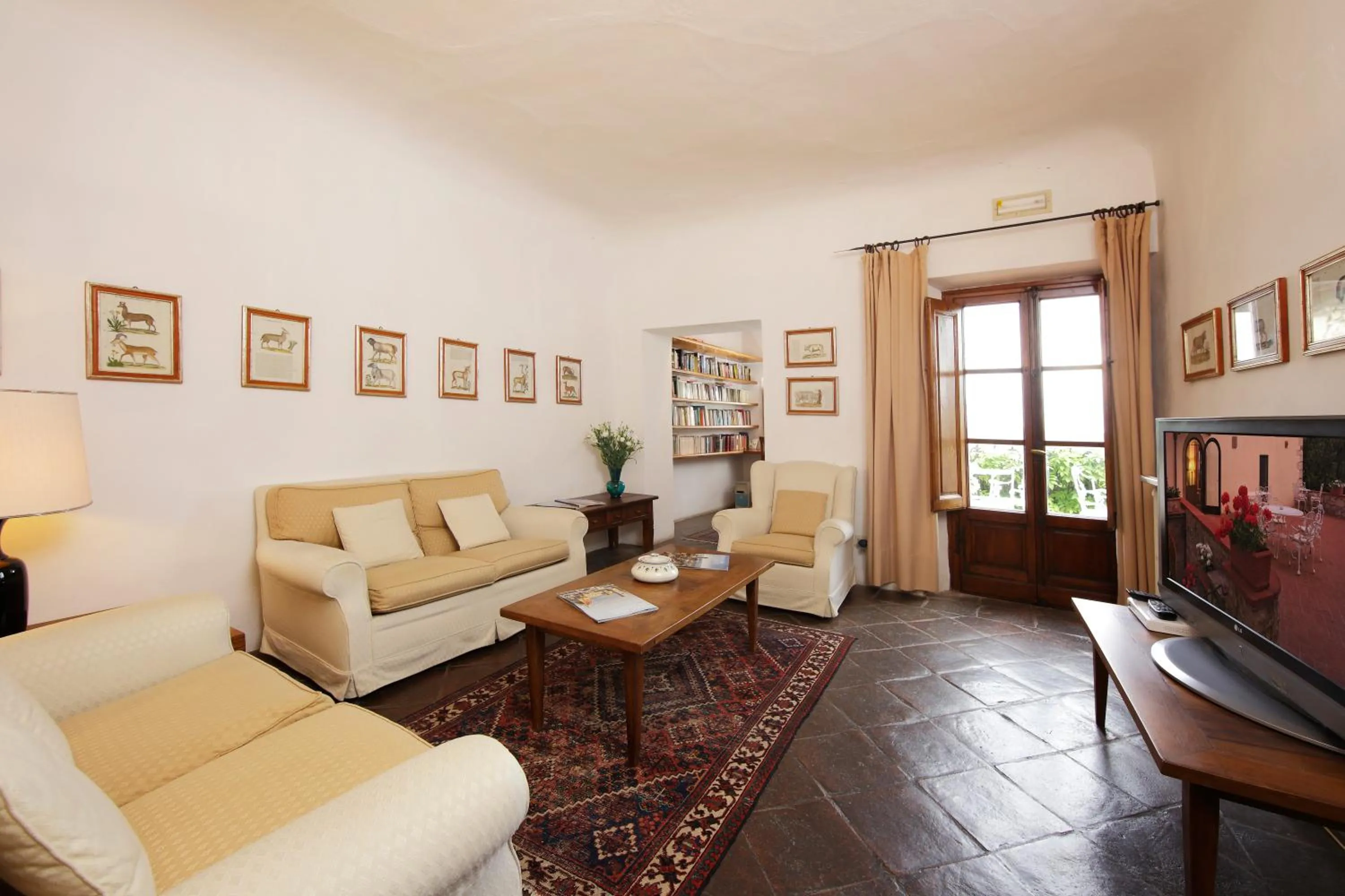 Living room in Relais Vignale & Spa