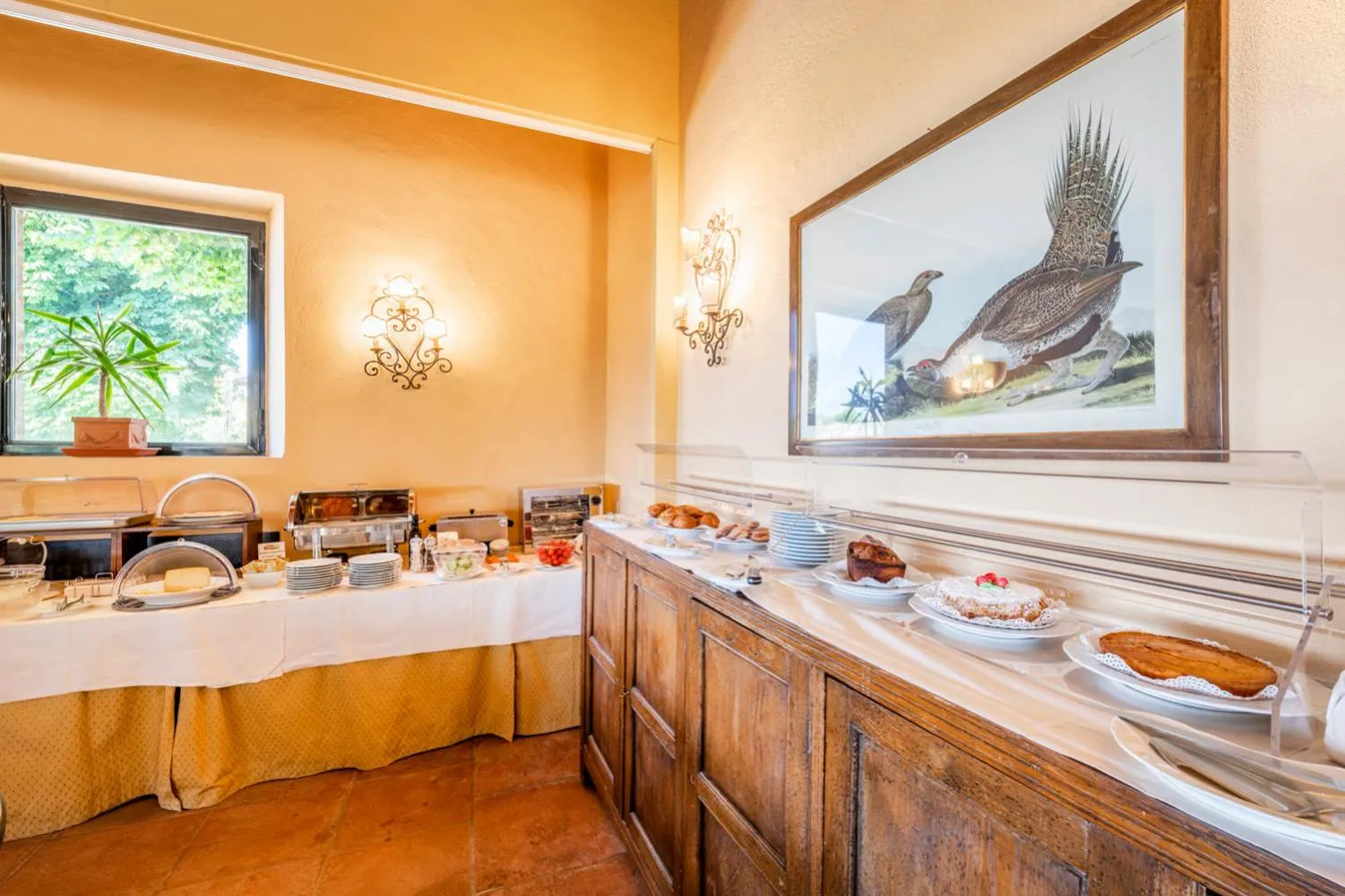 Buffet breakfast in Relais Vignale & Spa