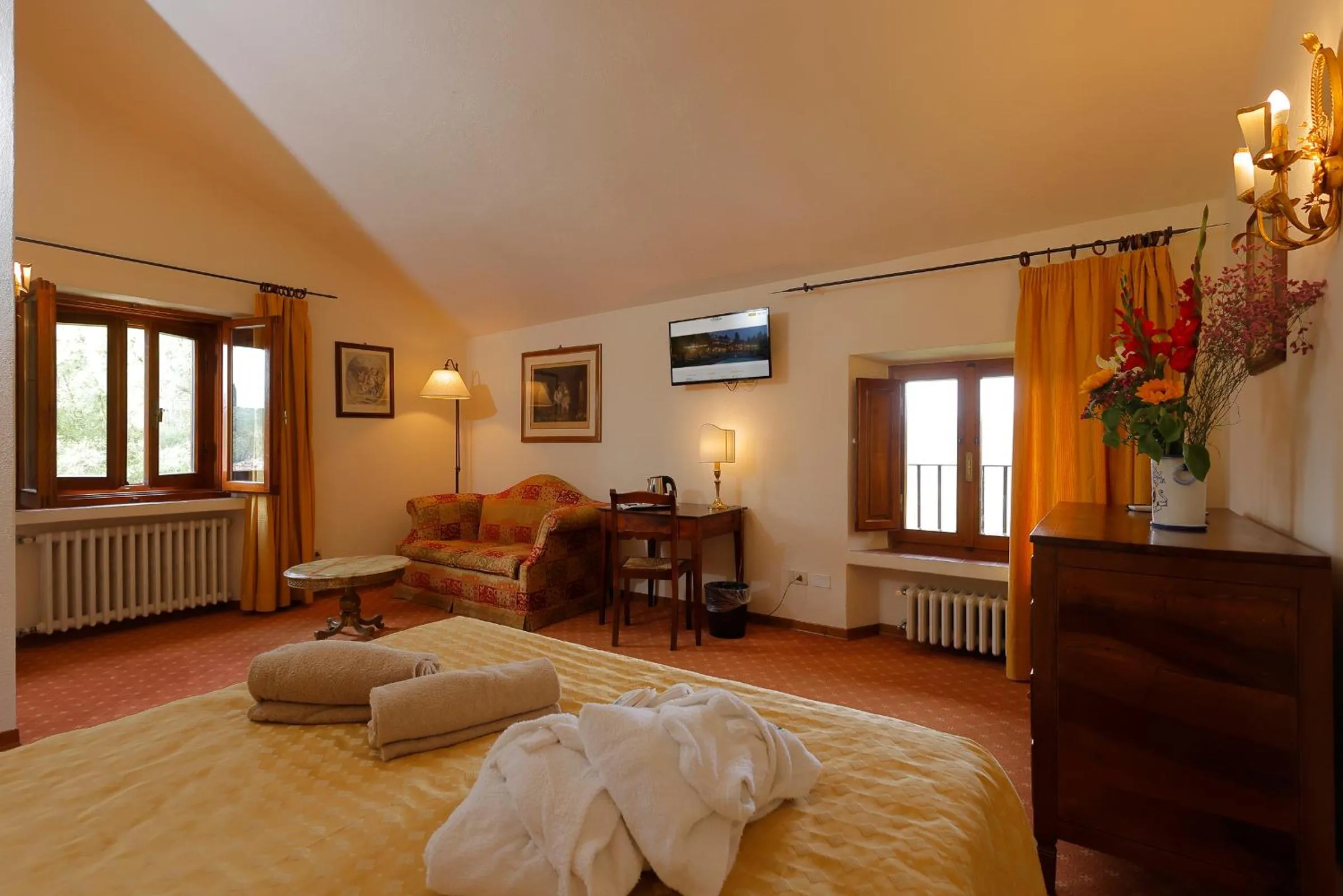 Bed in Relais Vignale & Spa