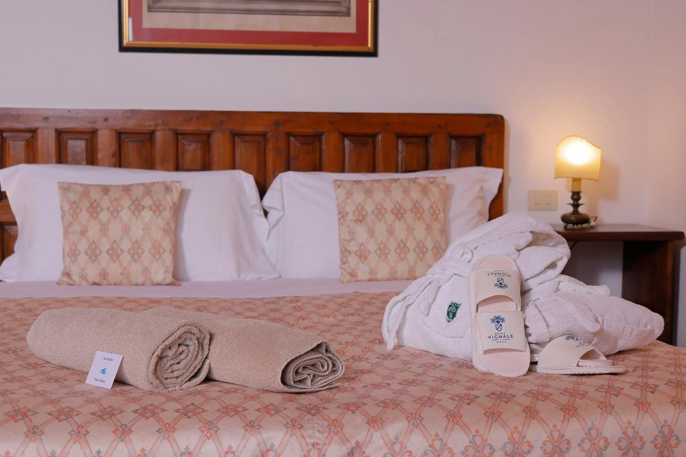 Bed in Relais Vignale & Spa