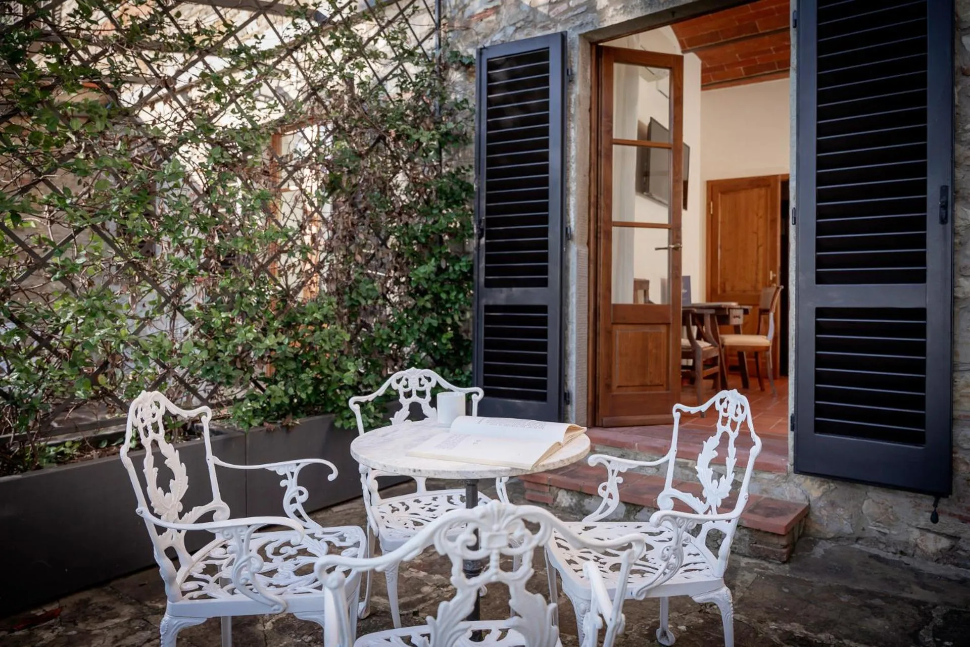 Patio in Relais Vignale & Spa