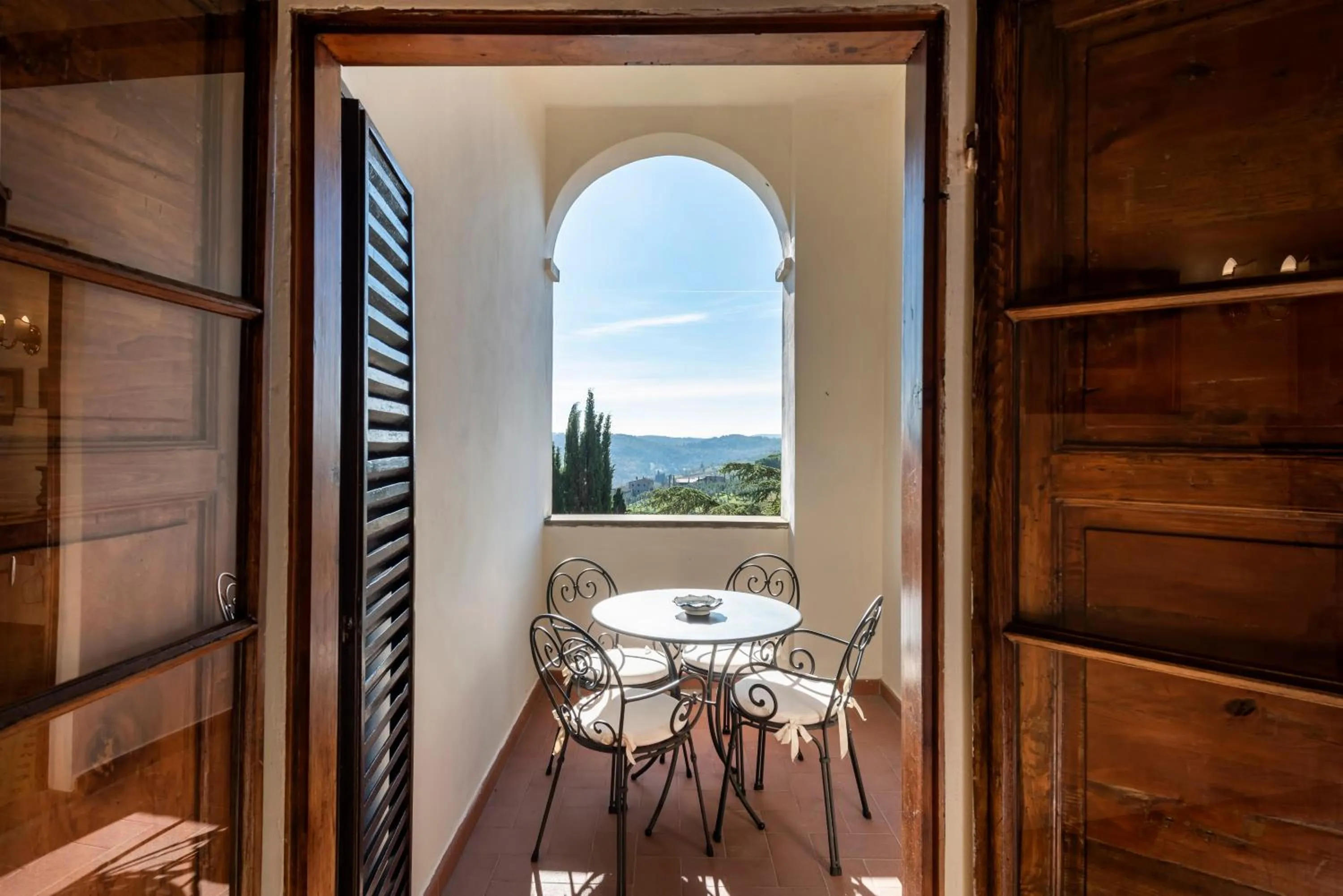 Balcony/Terrace in Relais Vignale & Spa