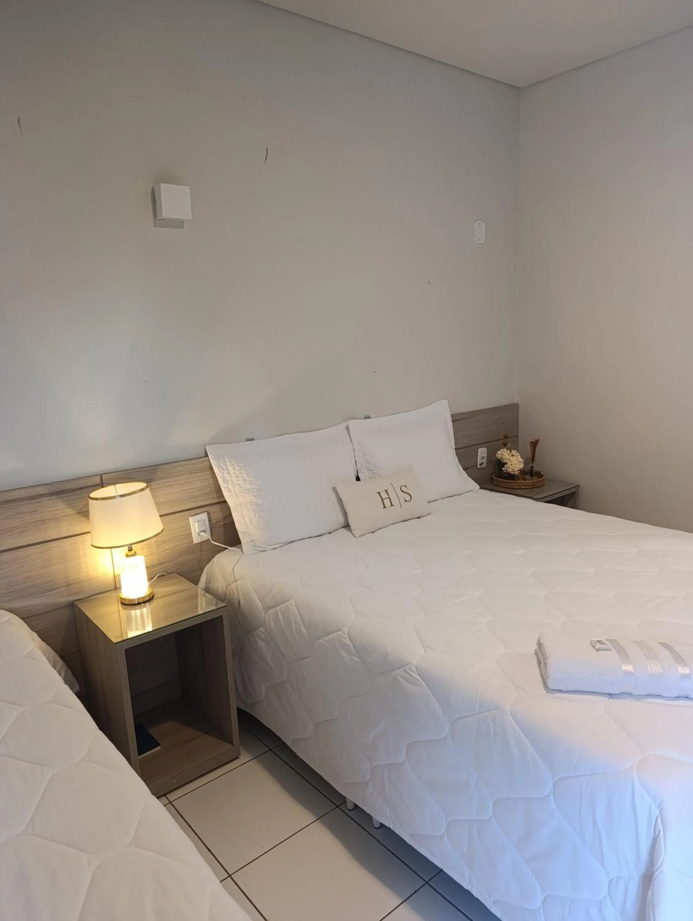 Bed in Hotel Sabrina