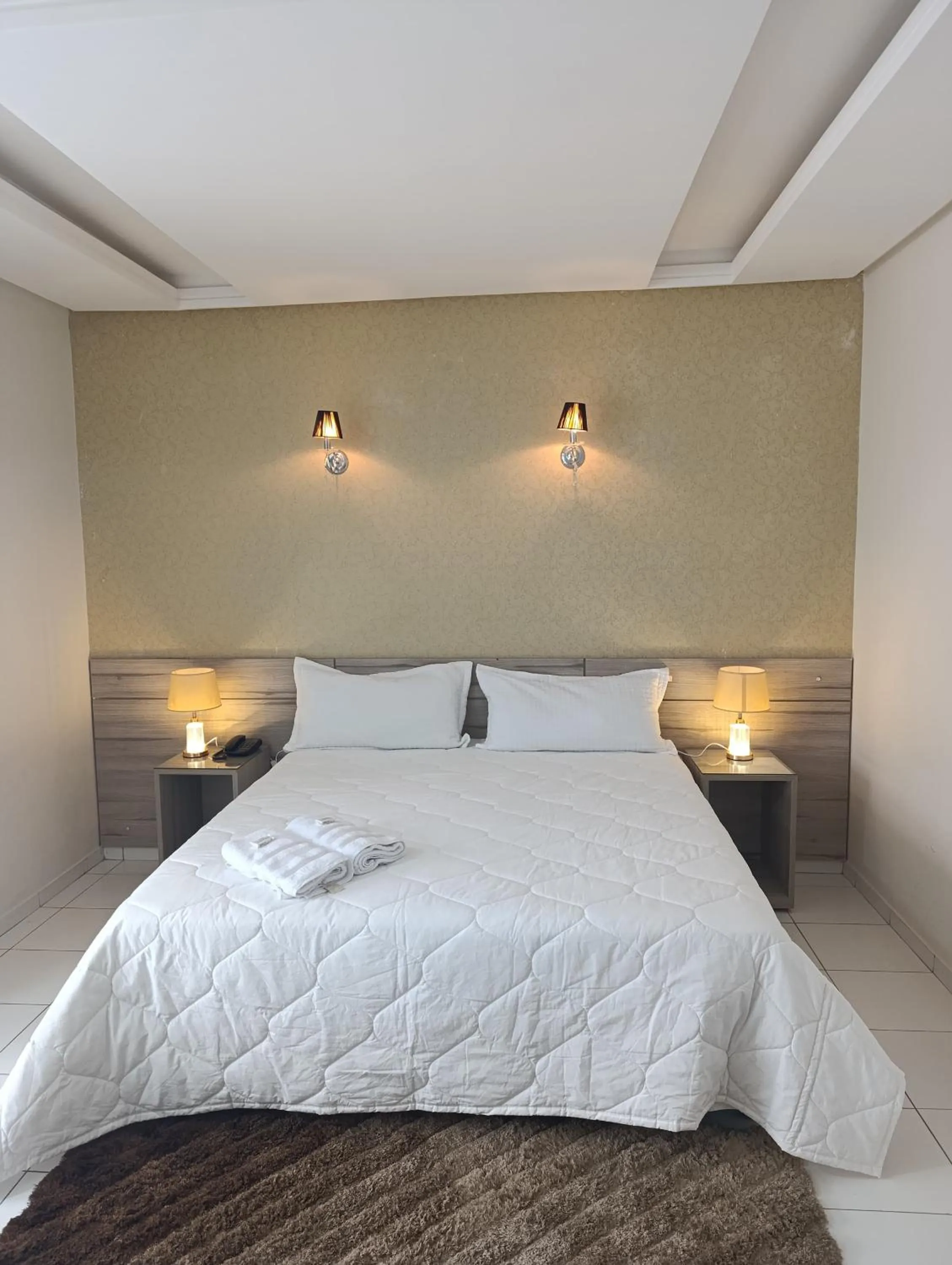 Bed in Hotel Sabrina