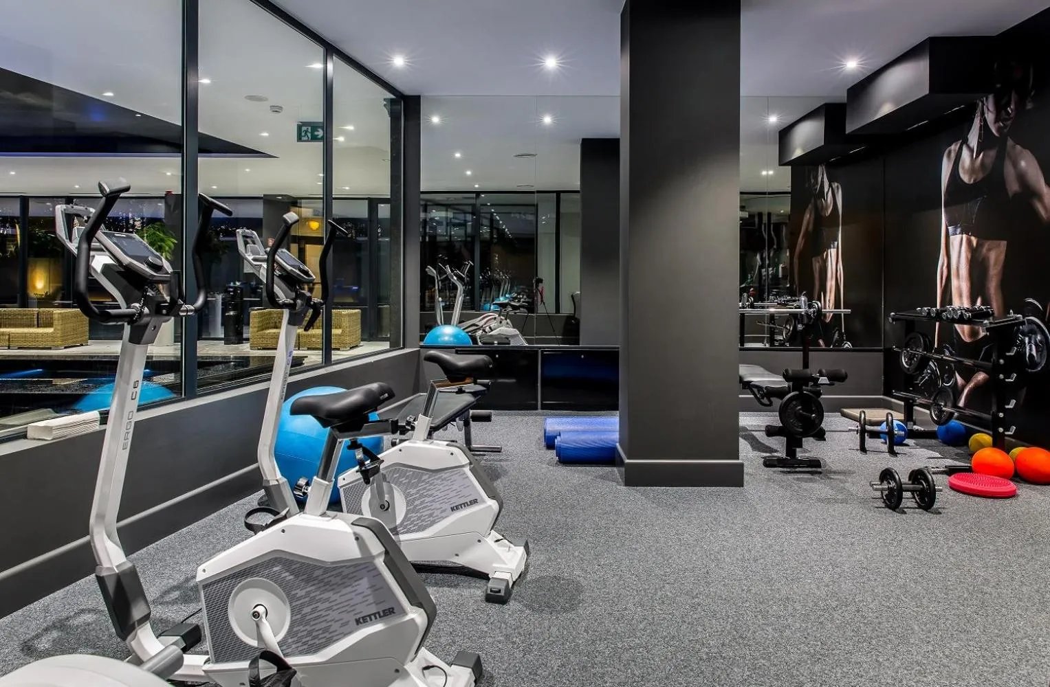 Fitness centre/facilities in Dune Beach Resort - A