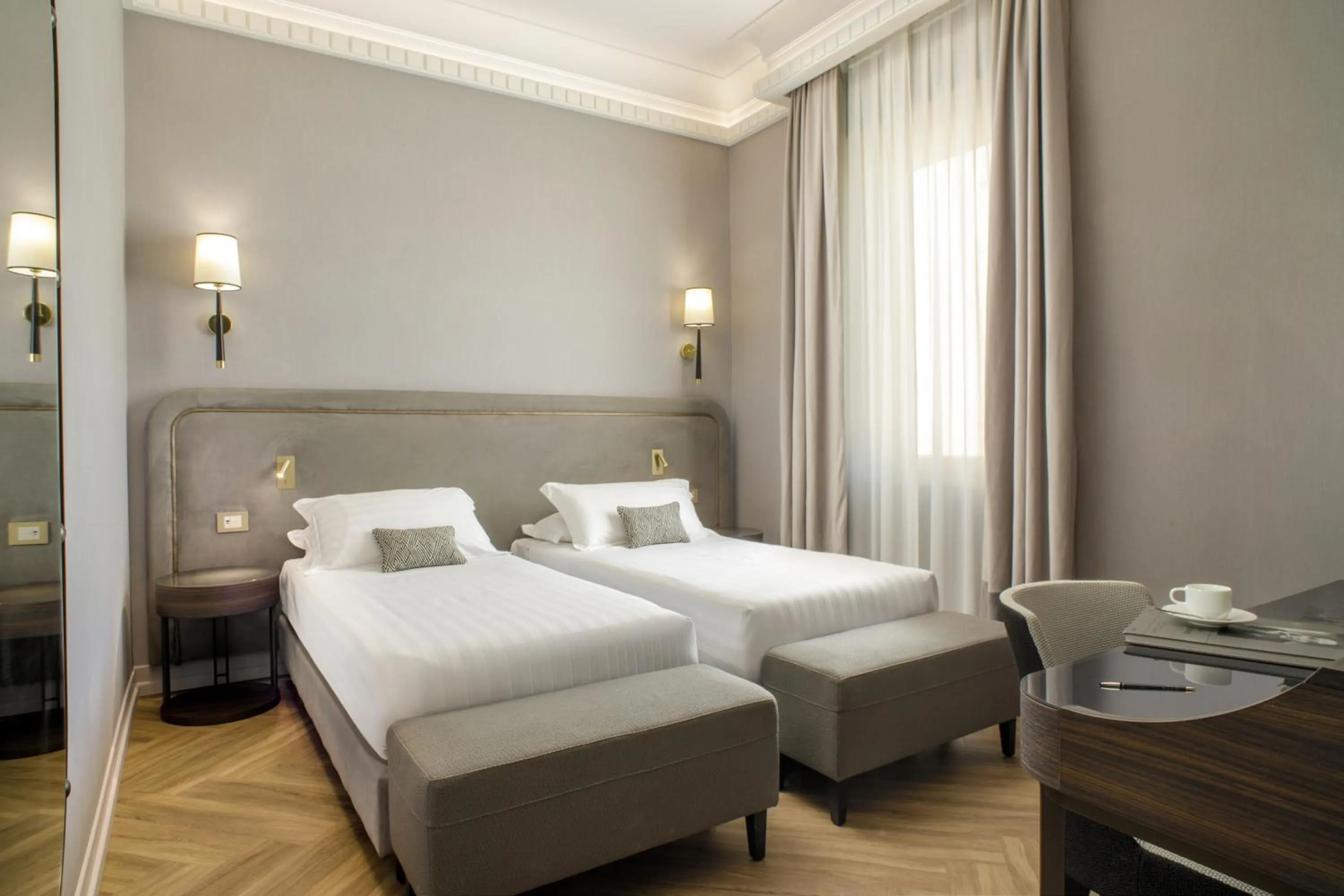 Bed in Aria Palace by OMNIA hotels