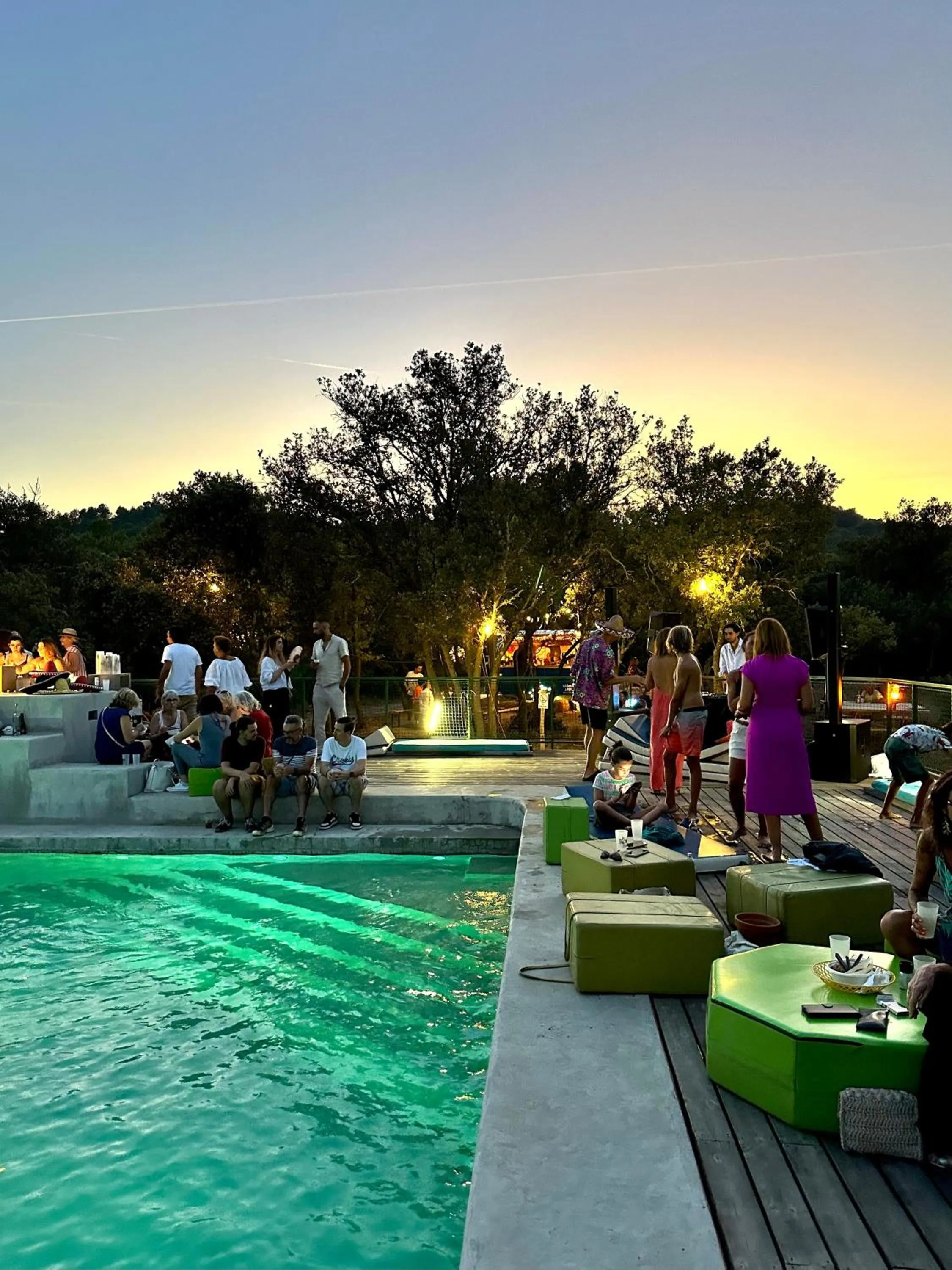 Swimming pool in Domaine La Ferme HI bride