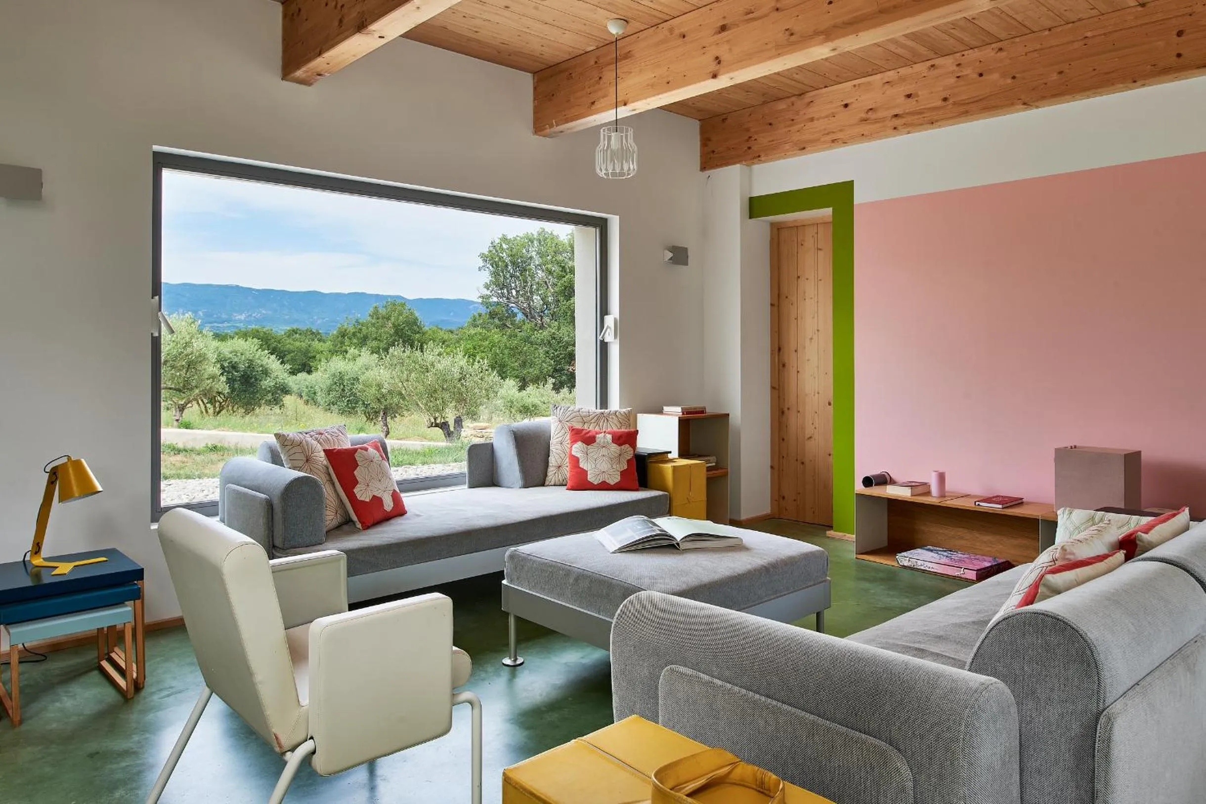 Living room in Domaine La Ferme HI bride