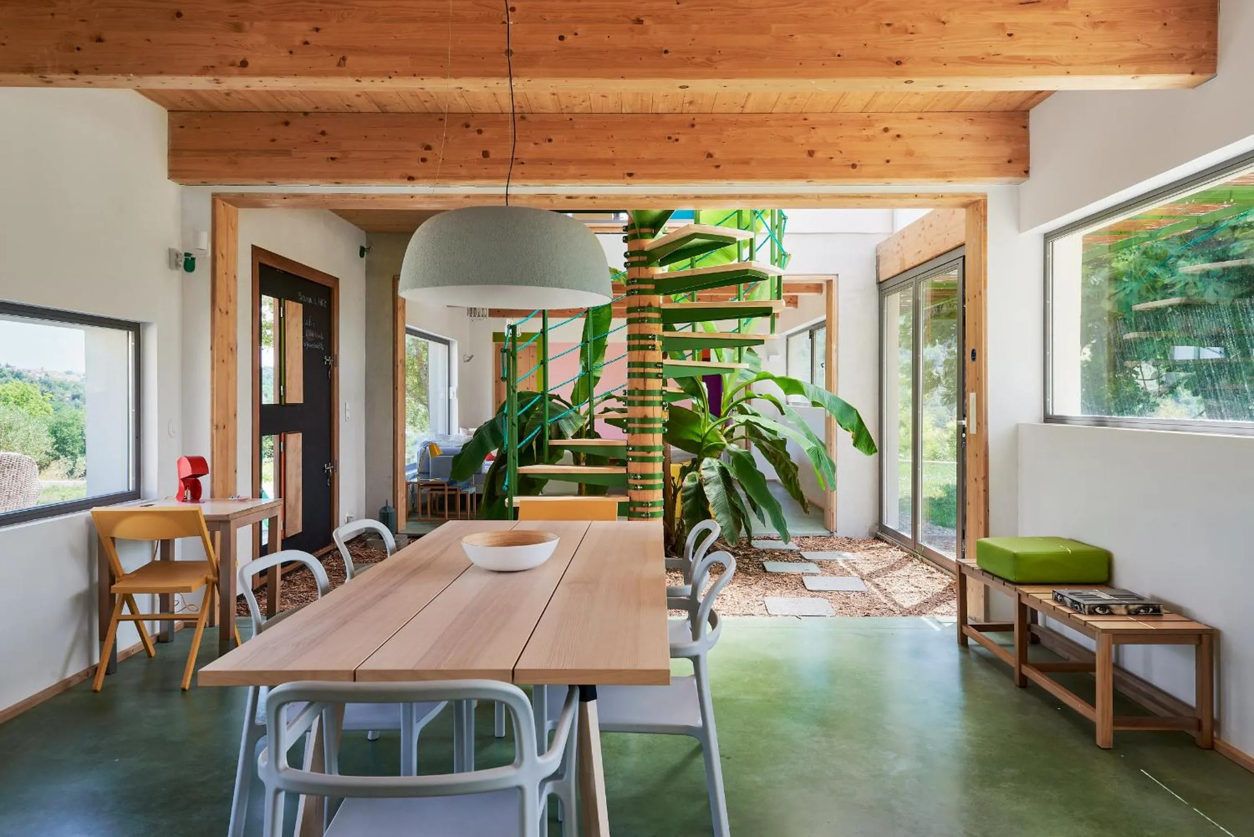 Dining area in Domaine La Ferme HI bride