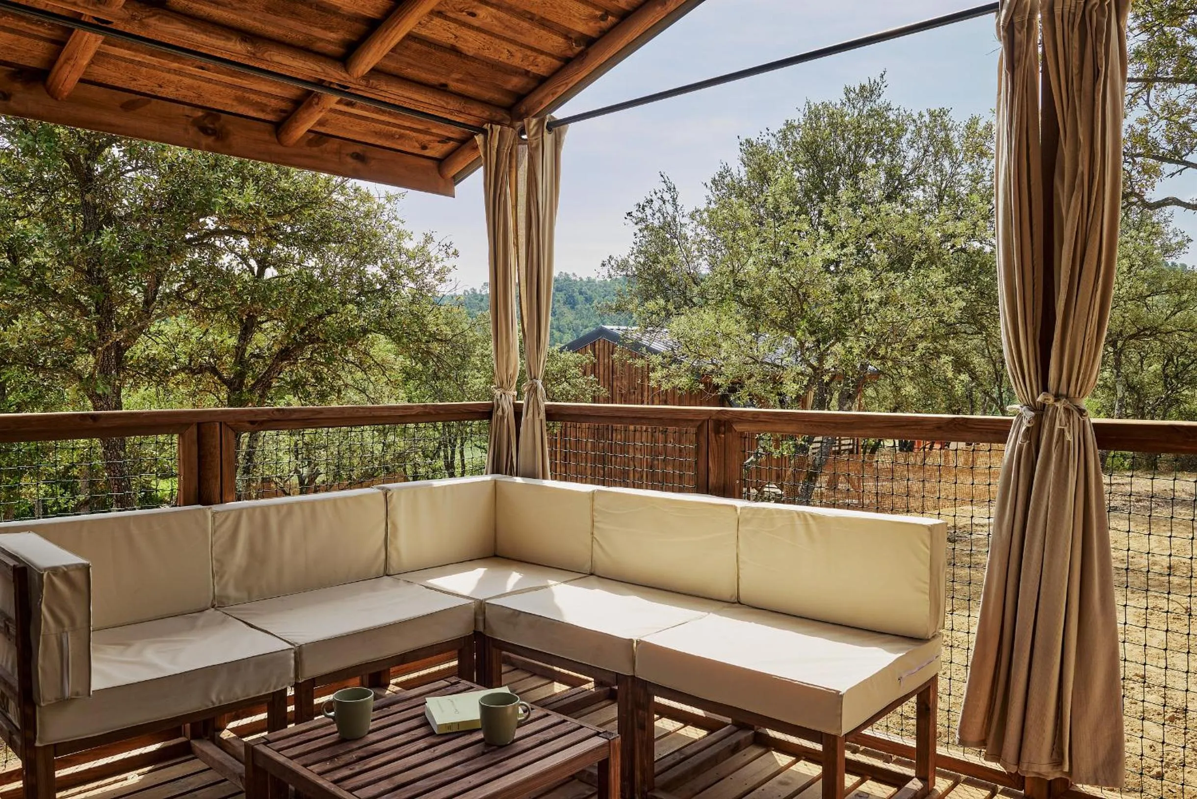Living room in Domaine La Ferme HI bride