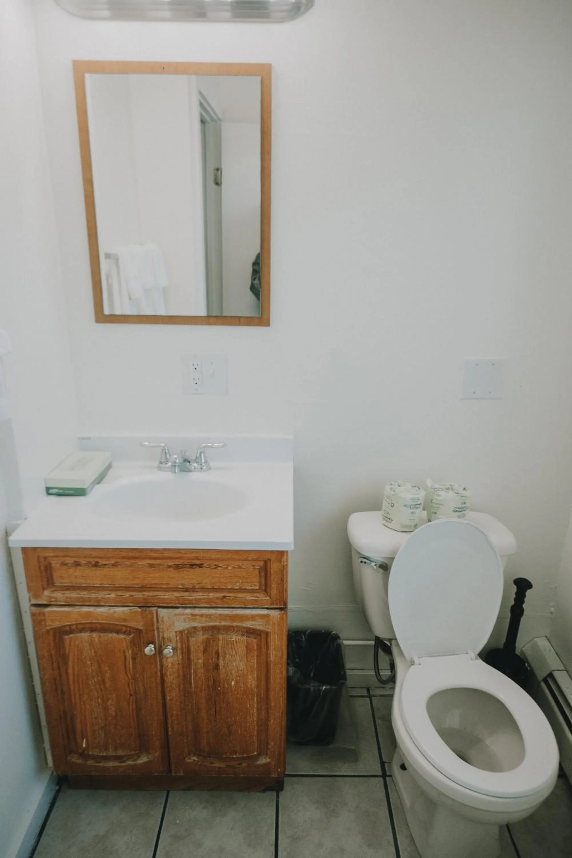 Bathroom in Queen City Inn