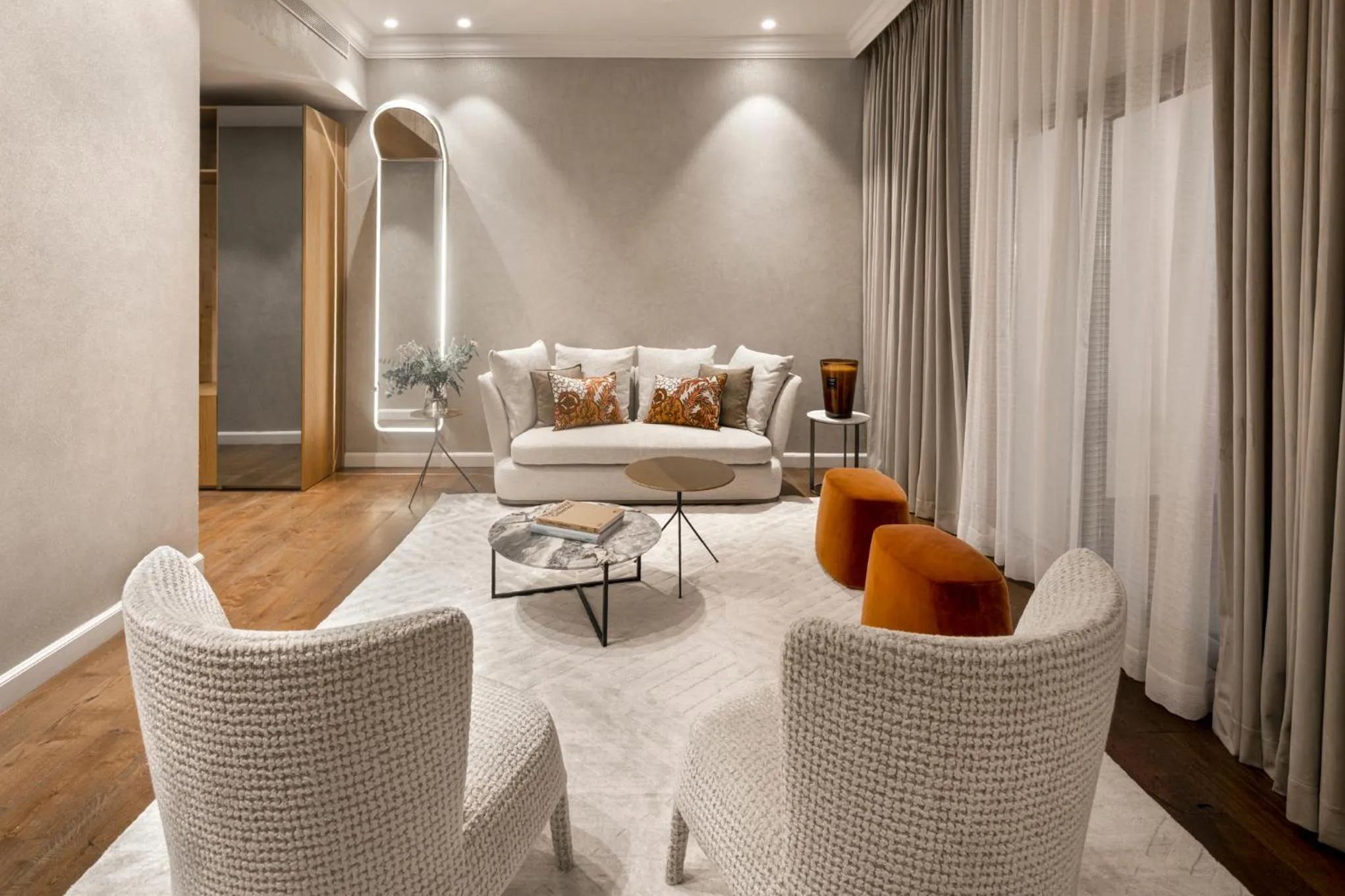 Living room in Dhotel - די הוטל