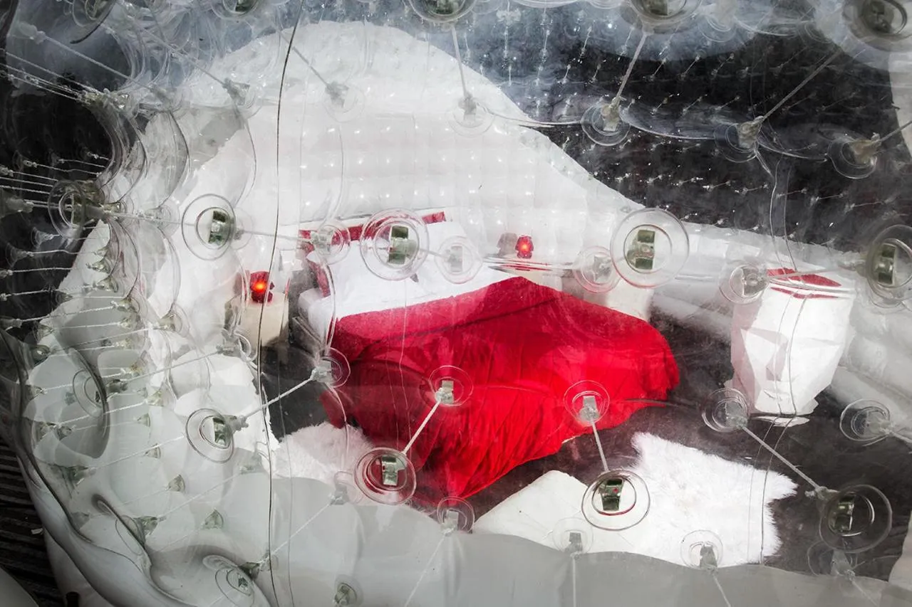 Bed in Domaine Arvor & Spa