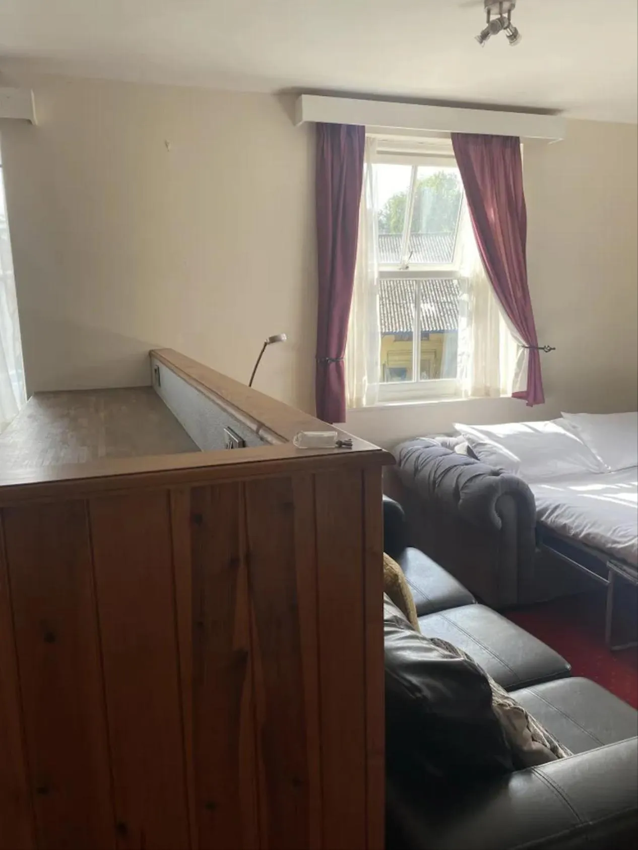 Living room, Bed in The Knighton Apartment