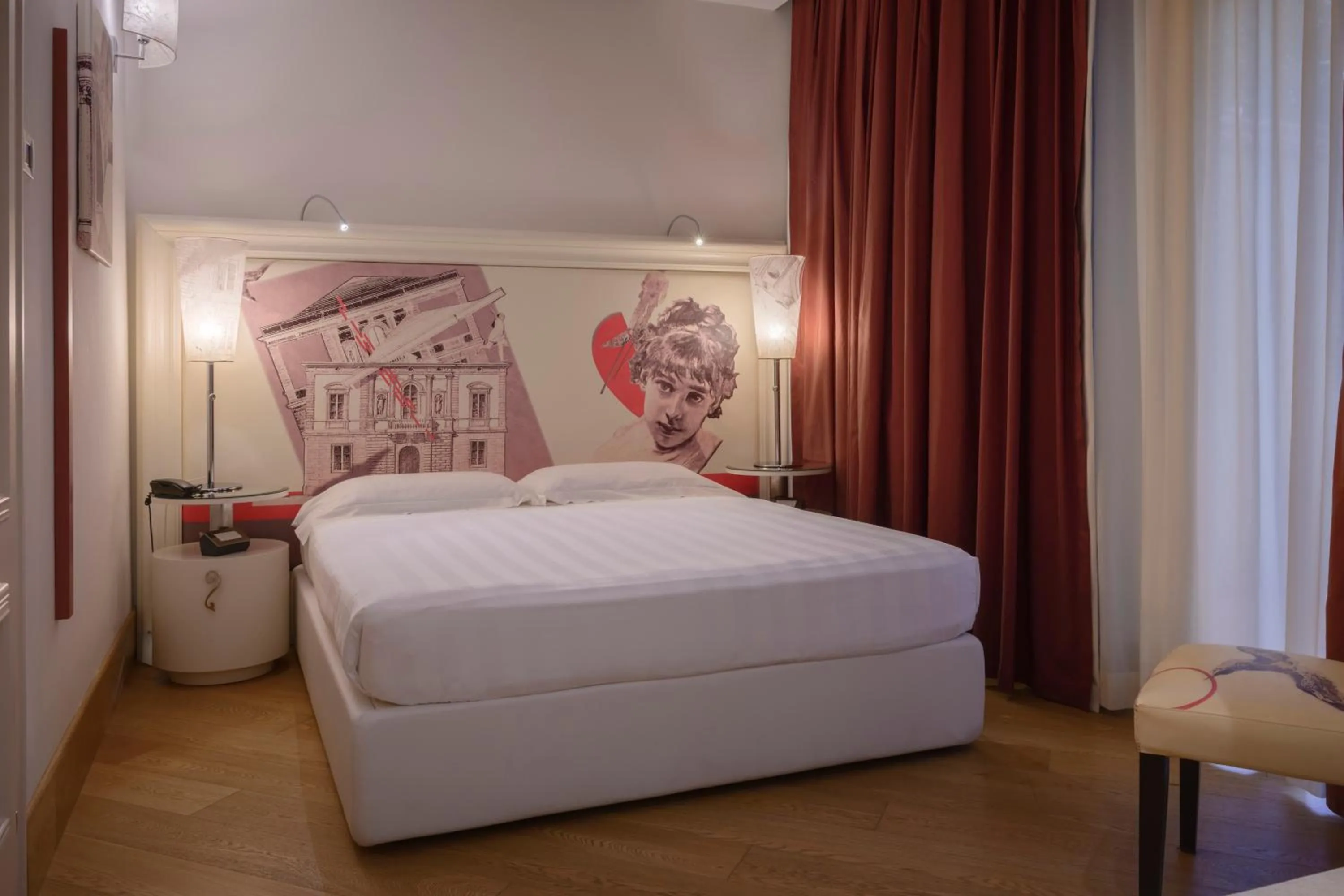 Bedroom, Bed in Hotel Armonia