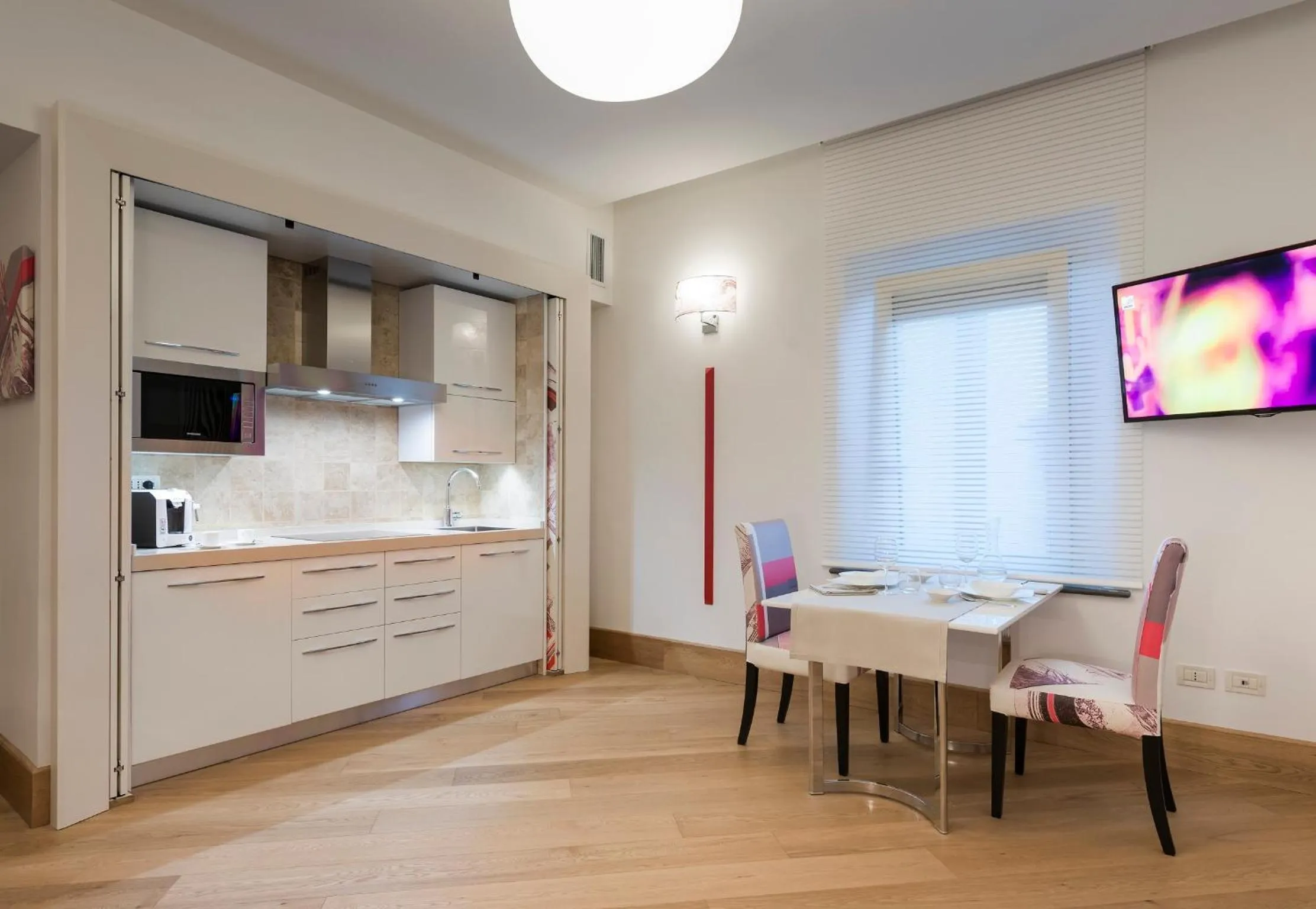 Kitchen or kitchenette in Hotel Armonia