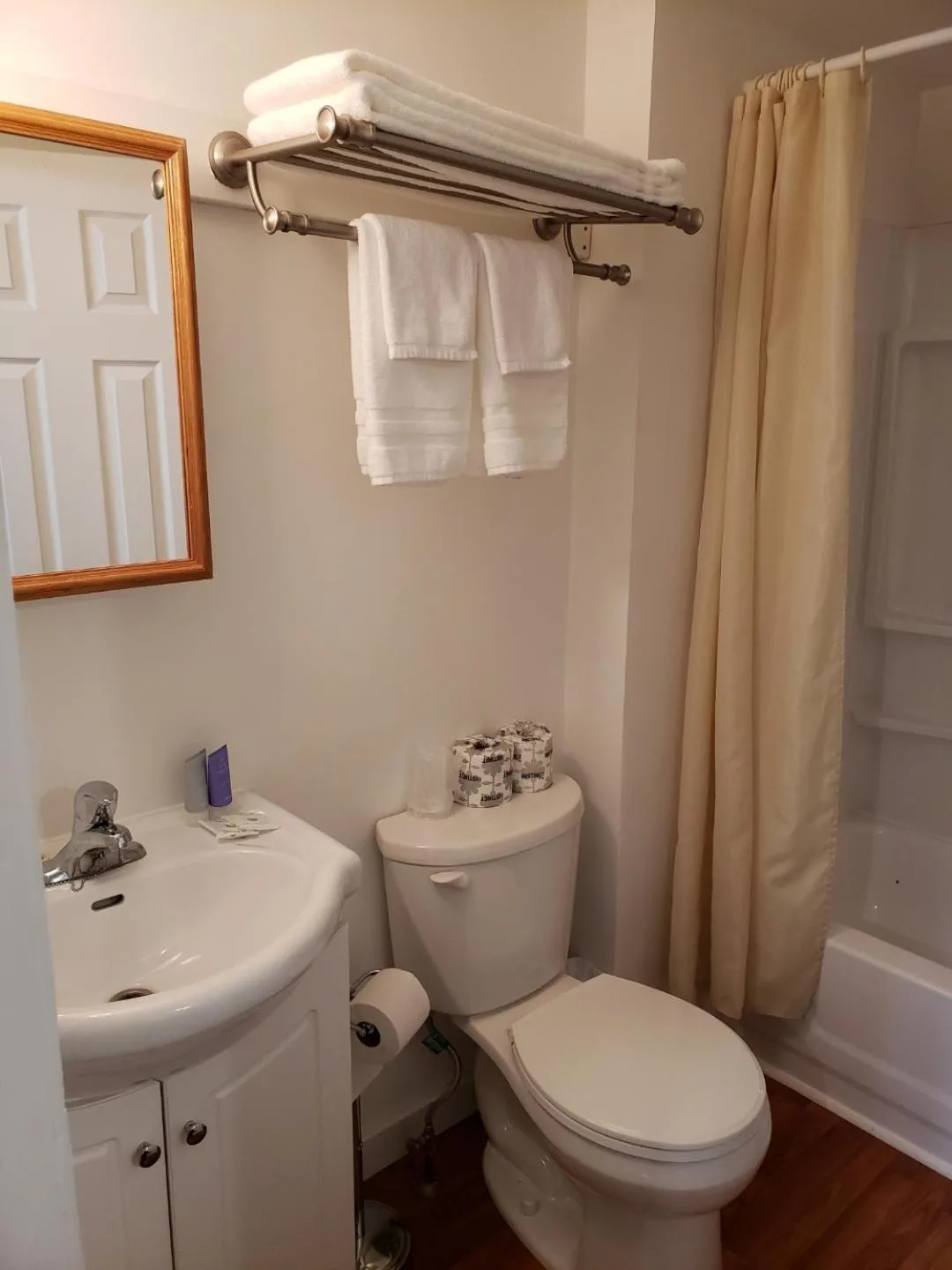 Bathroom in Scoodic Motel