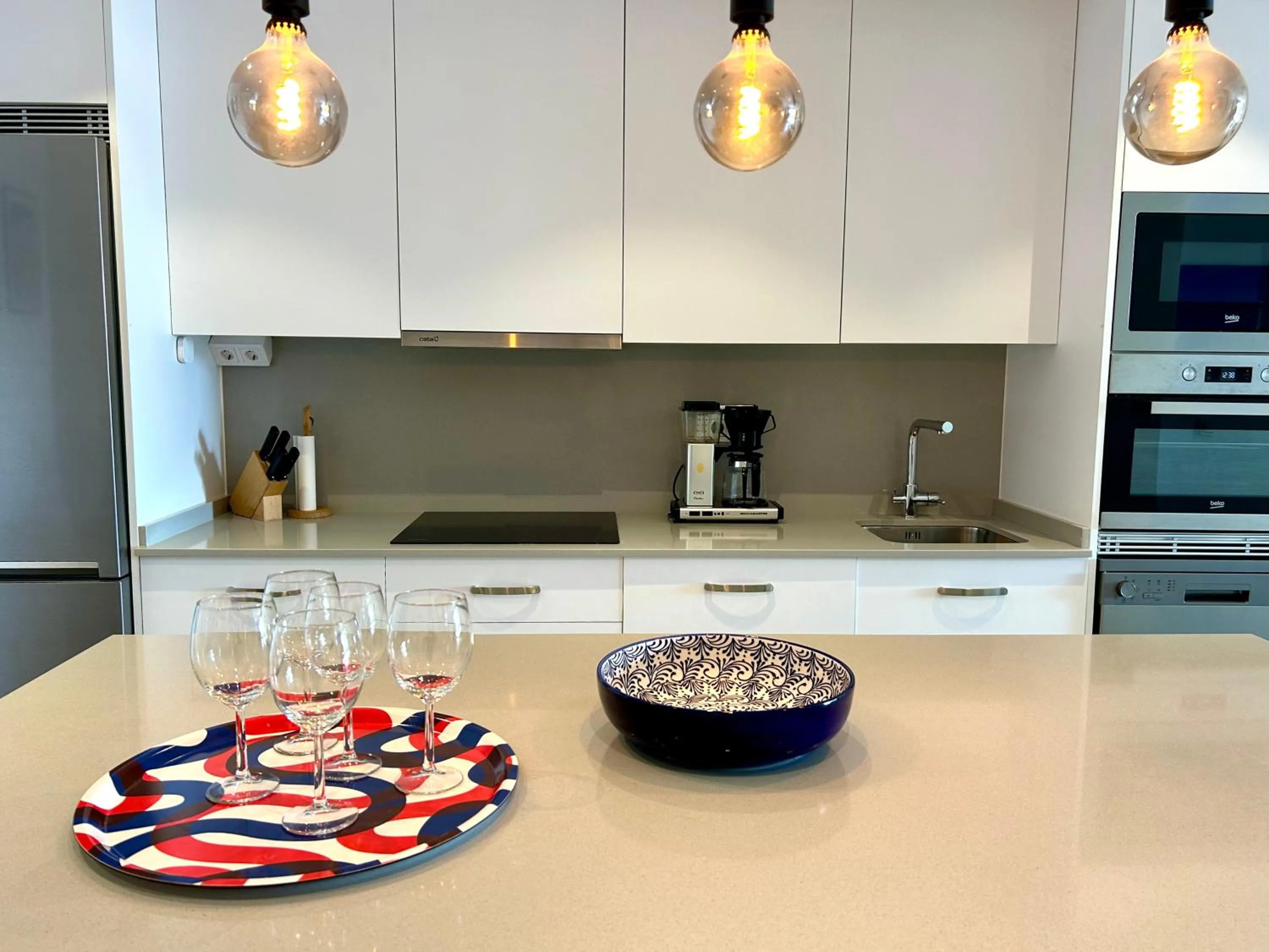 kitchen in Gran terraza en Marinsa Beach Torrox