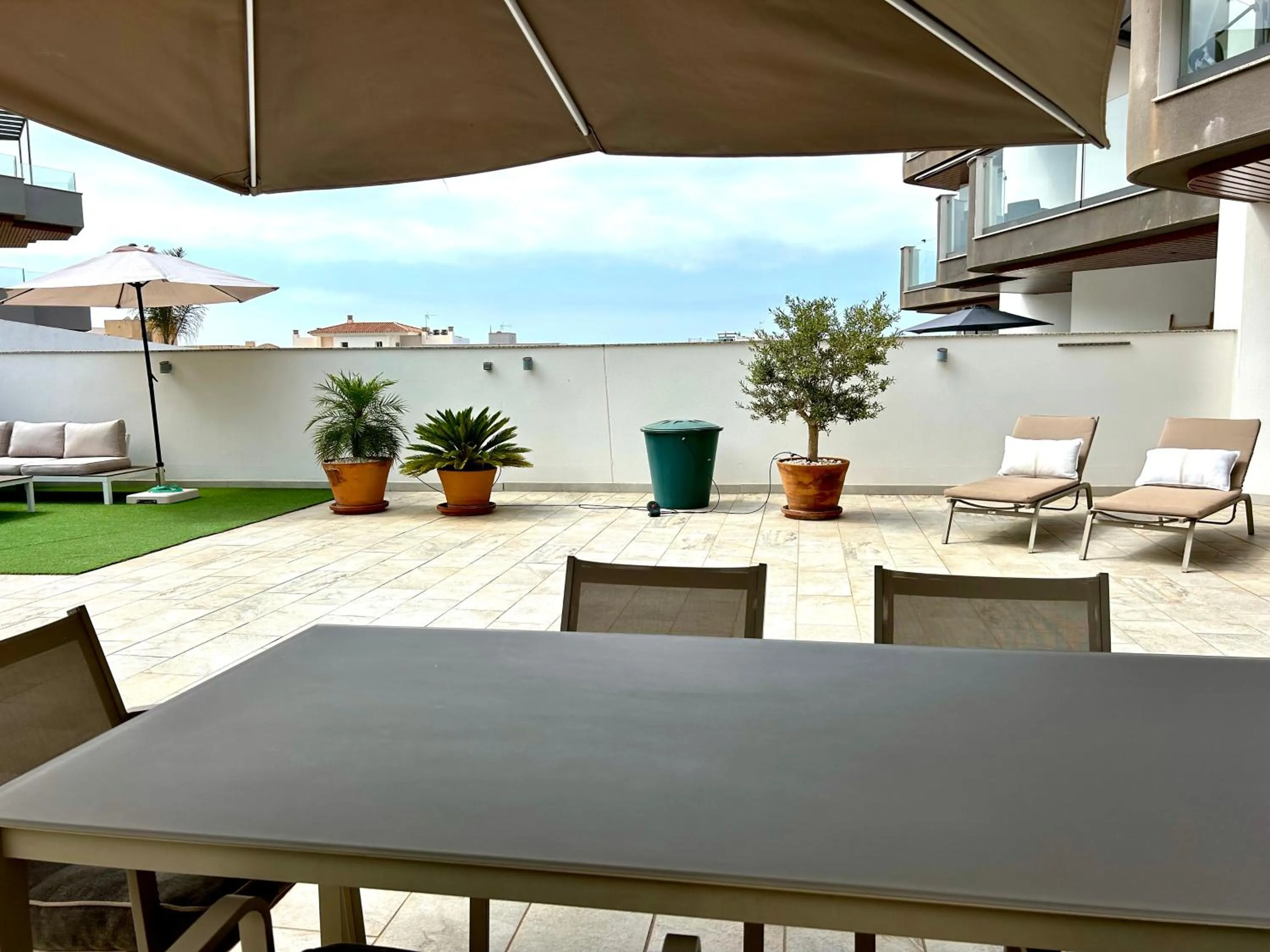 Patio in Gran terraza en Marinsa Beach Torrox
