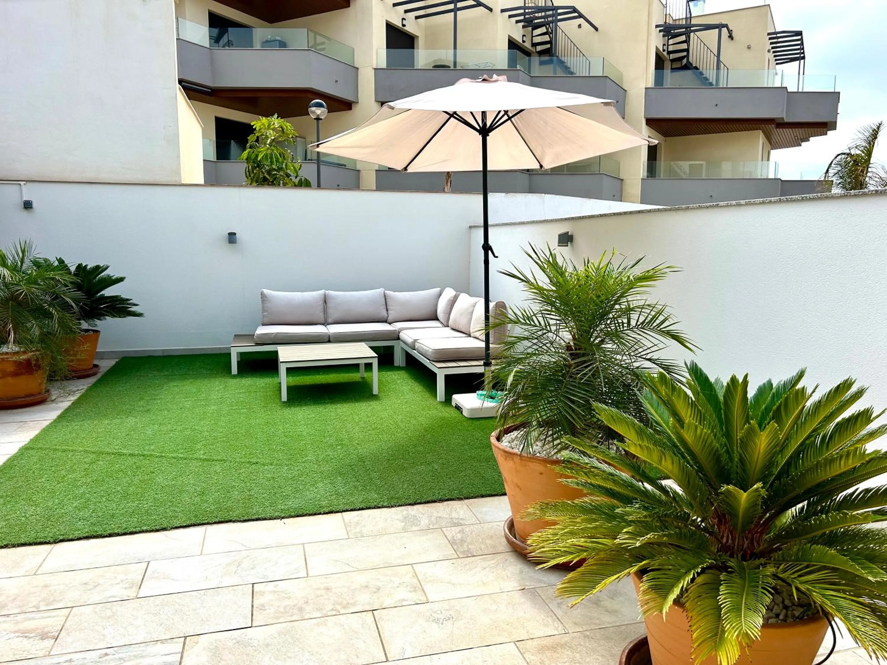 Patio in Gran terraza en Marinsa Beach Torrox